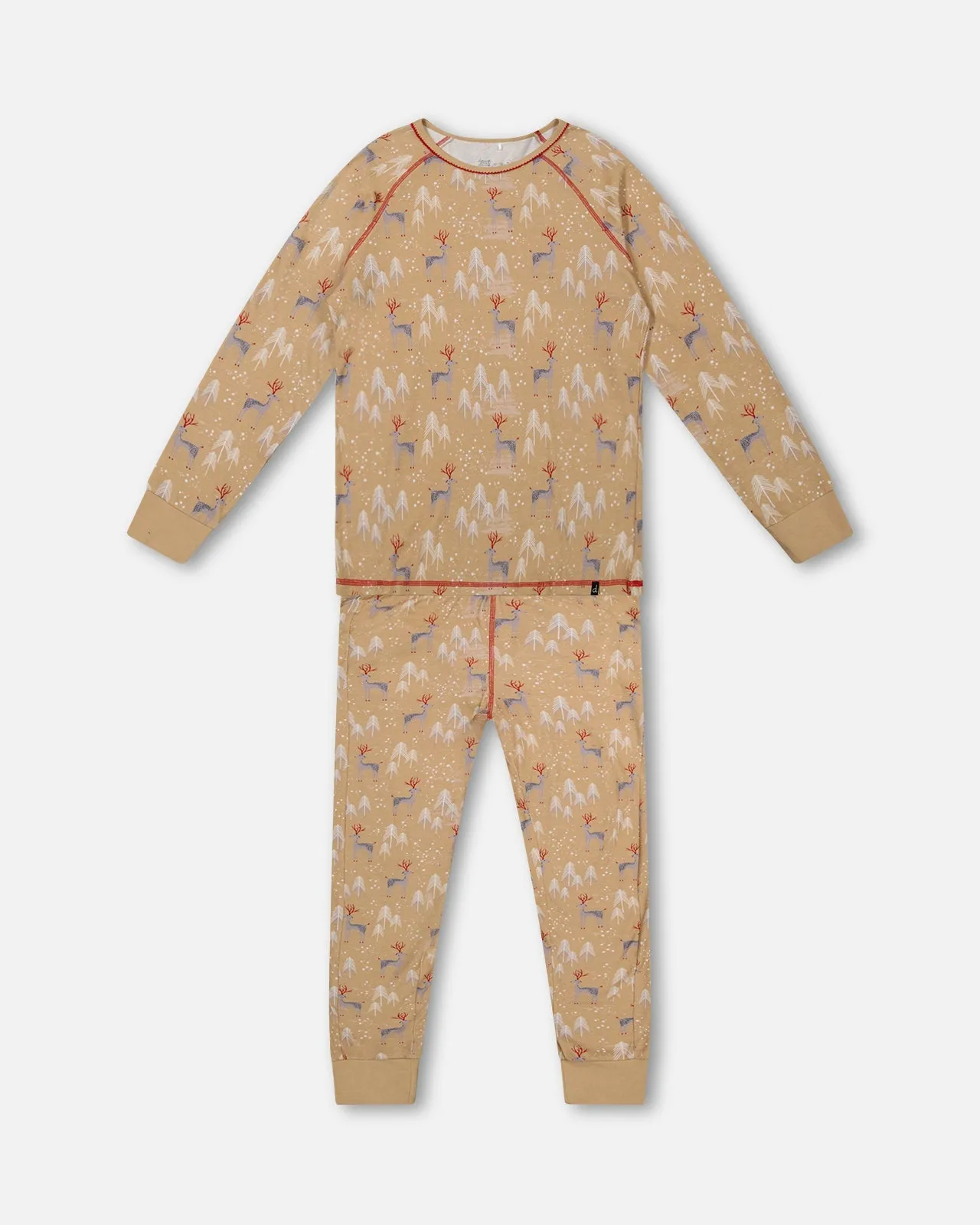 Pyjama deux pièces pour femmes adultes - Famille Noël