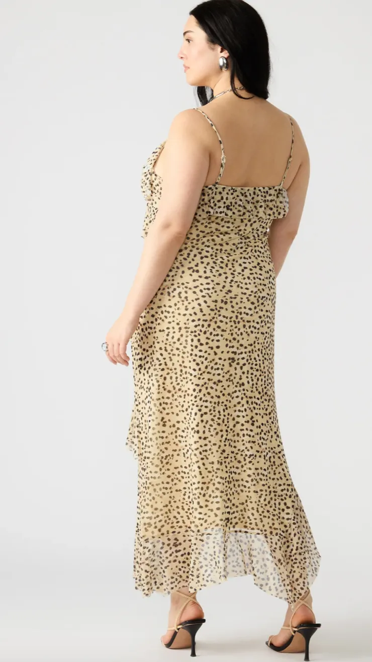 Robe Midi Aida Cheetah par Steve Madden
