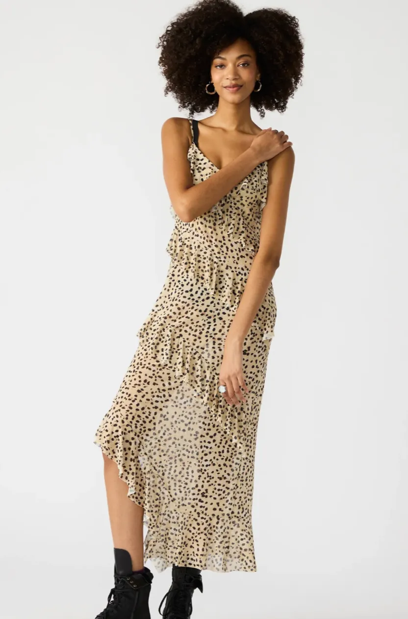 Robe Midi Aida Cheetah par Steve Madden