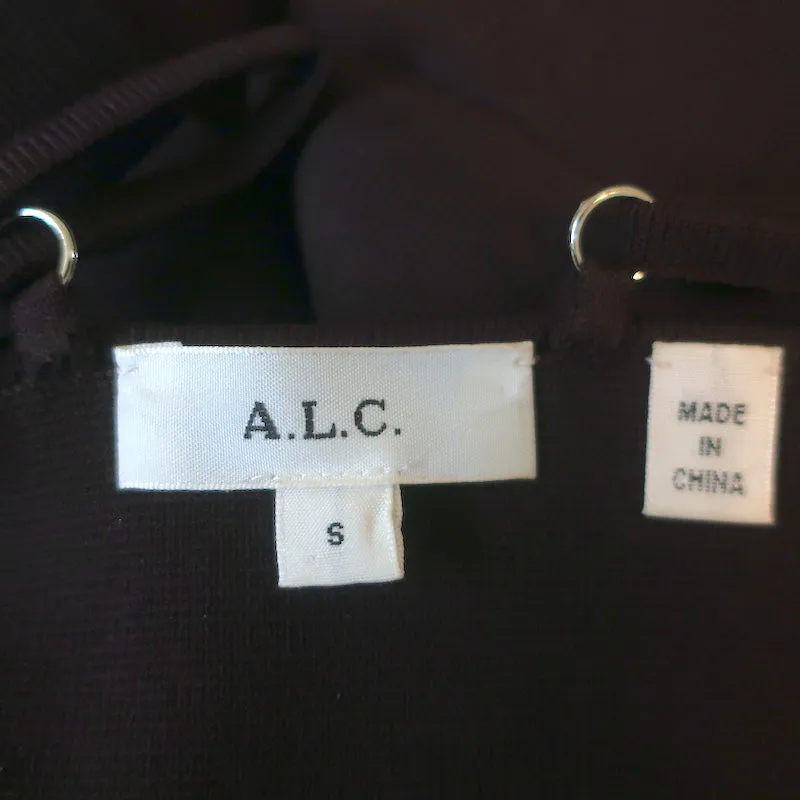 A.L.C. Haut débardeur extensible en maille marron foncé Taille S