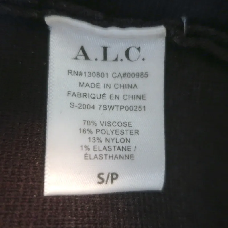 A.L.C. Haut débardeur extensible en maille marron foncé Taille S