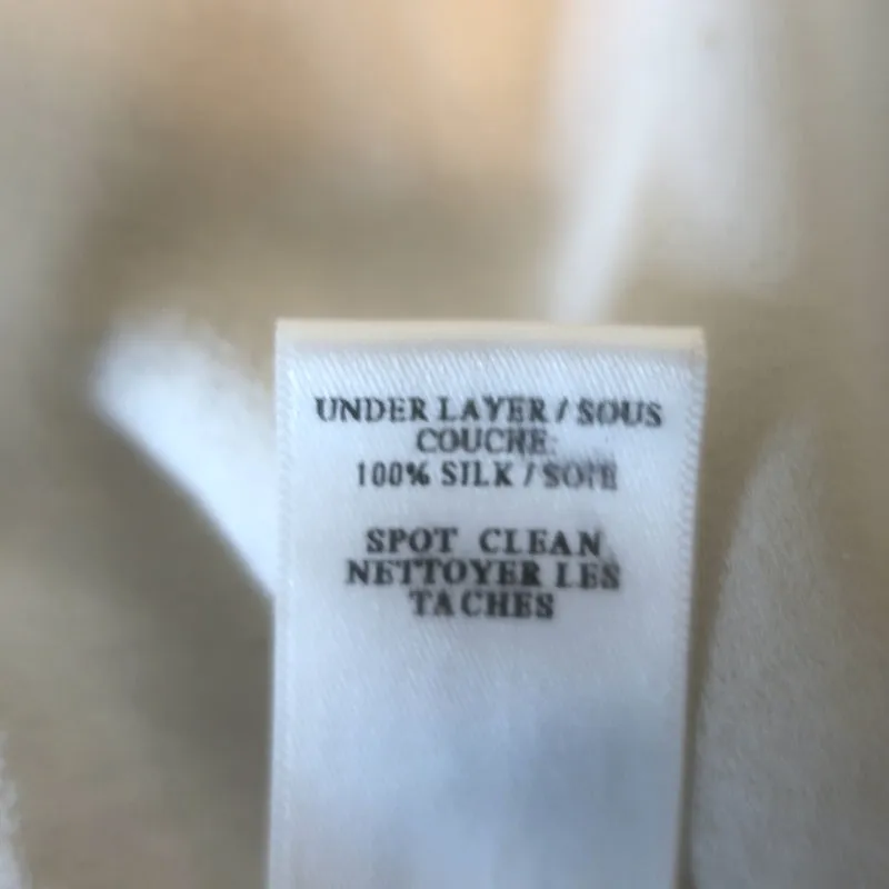 A.L.C. Haut court Daisy en coton tissé argenté Taille 4 Débardeur à ourlet superposé