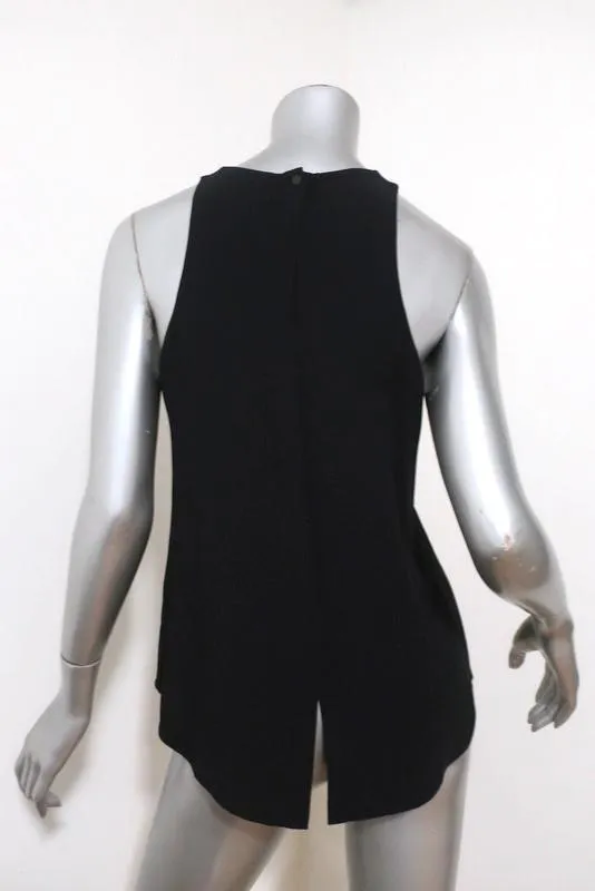 A.L.C. Haut Brenner Marine Brodé de Clous Taille 4 Blouse sans Manches