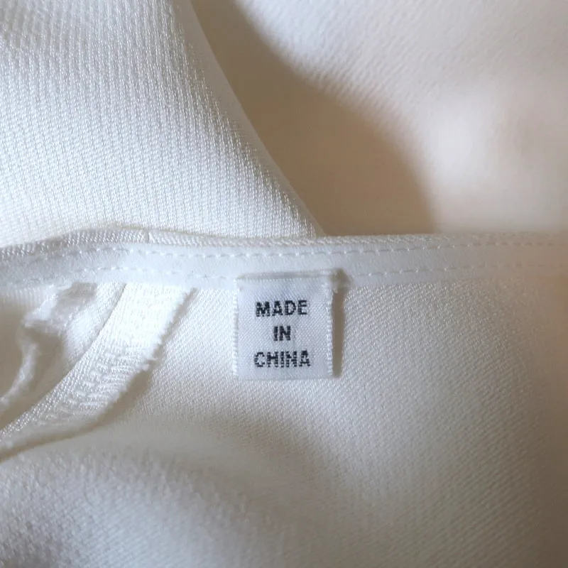 A.L.C. Haut en Crêpe Stretch Crème Brie Taille 6 Blouse à Manches Rassemblées