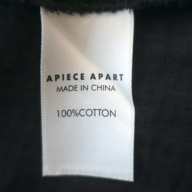 Apiece Apart Débardeur Swing Noir en Coton Taille 4