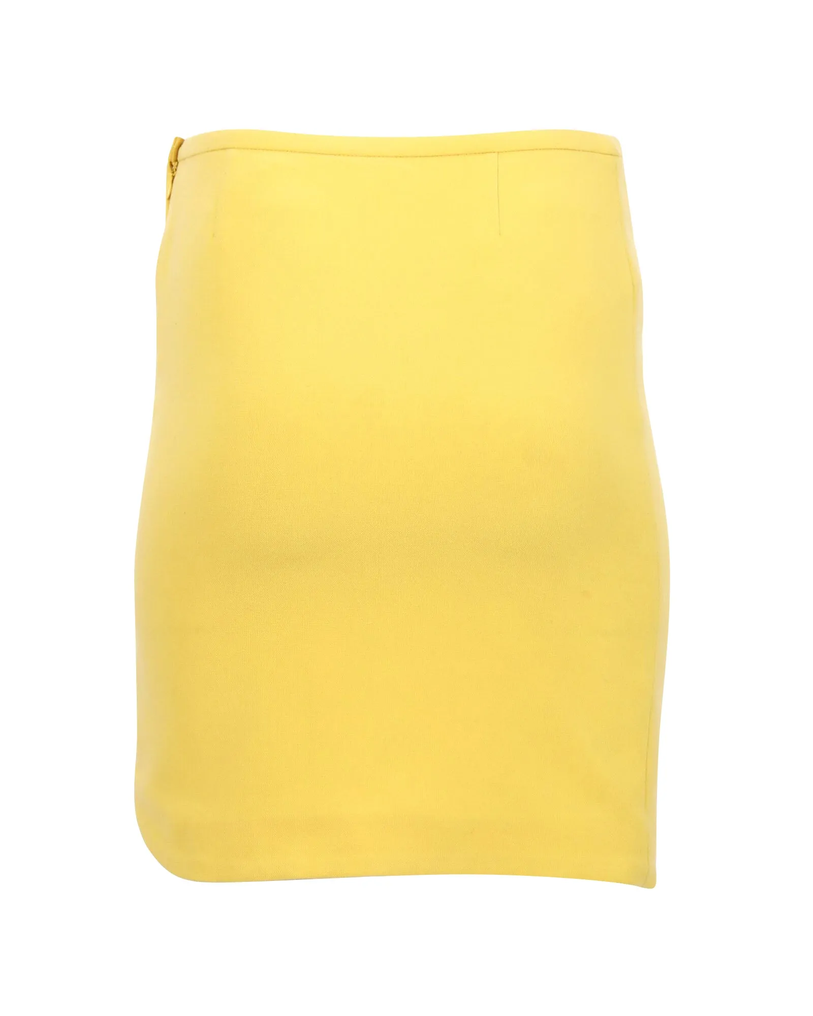 Ba&Sh Dora Mini-jupe en polyester jaune