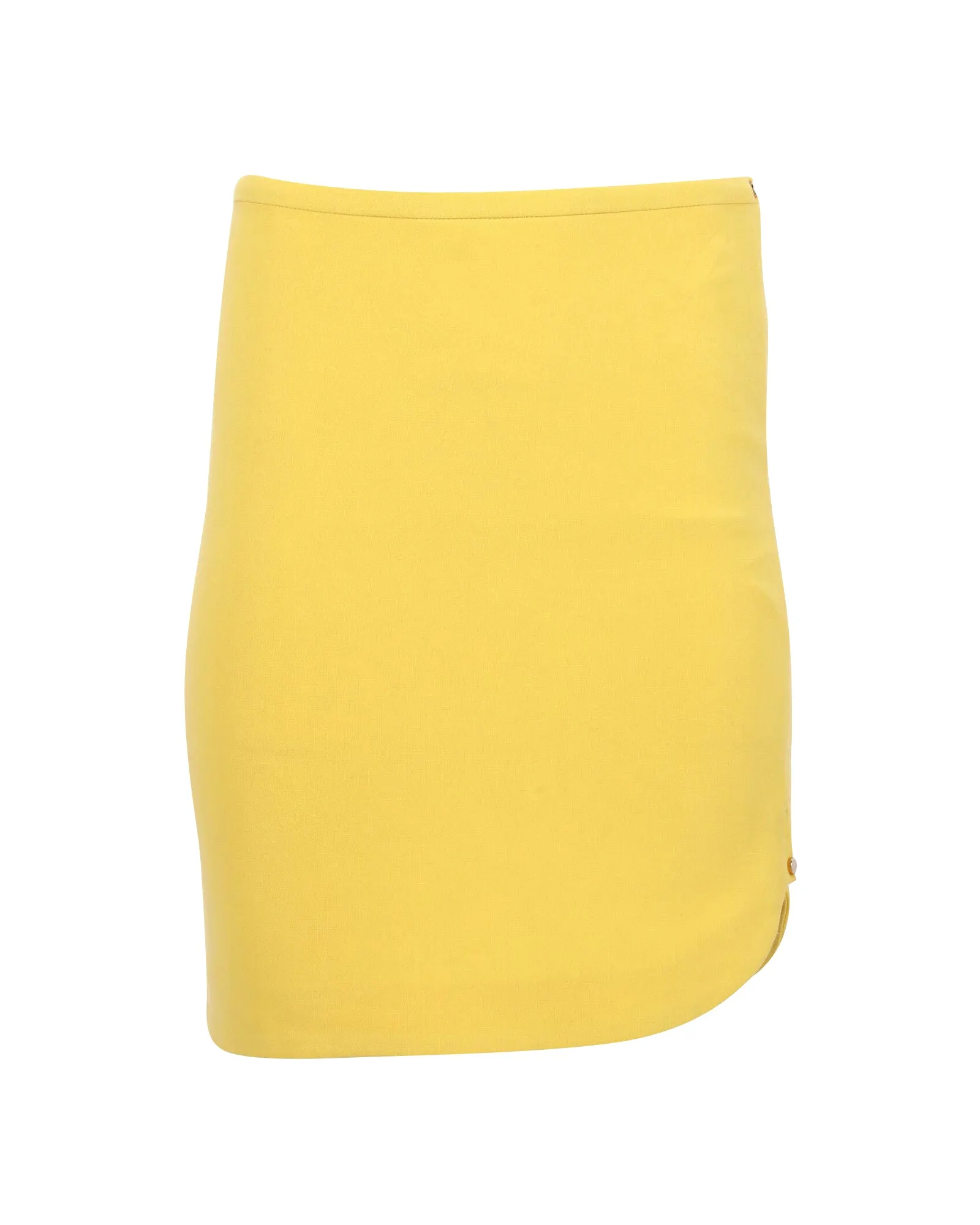 Ba&Sh Dora Mini-jupe en polyester jaune
