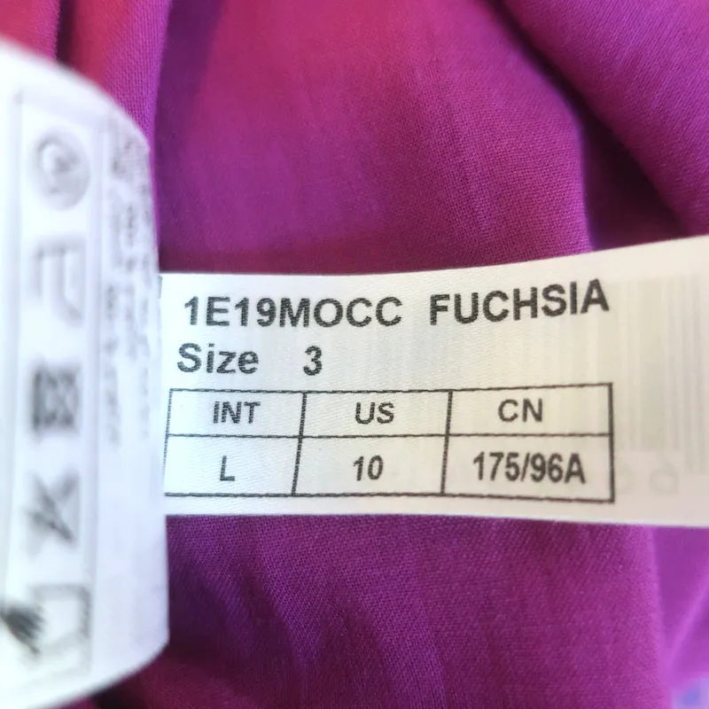 Ba&sh Moccha Haut Fuchsia Imprimé Floral Chiffon Taille 3 Blouse à Manches Courtes