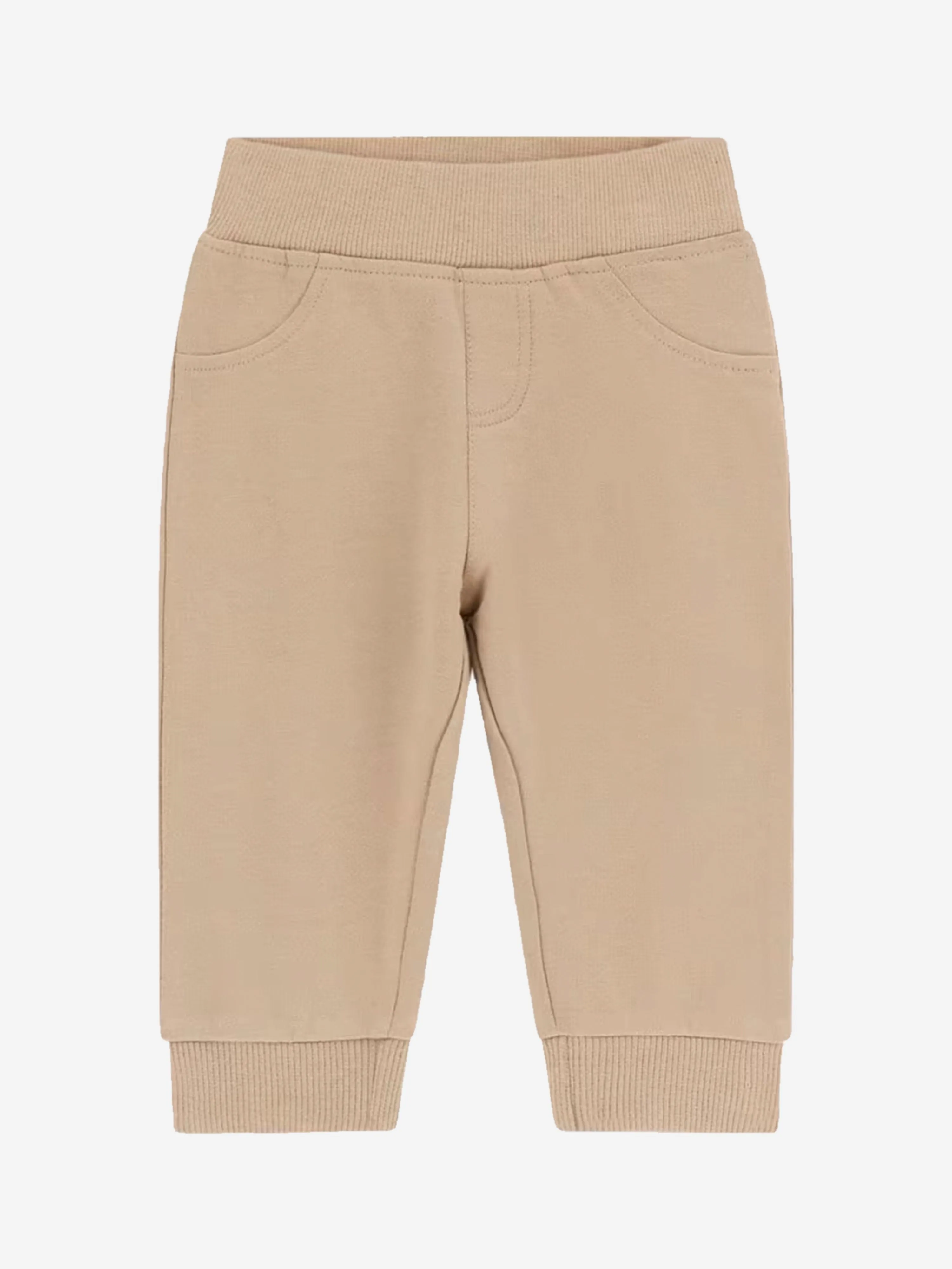 Combinaison ours à traces pour bébé garçon en beige