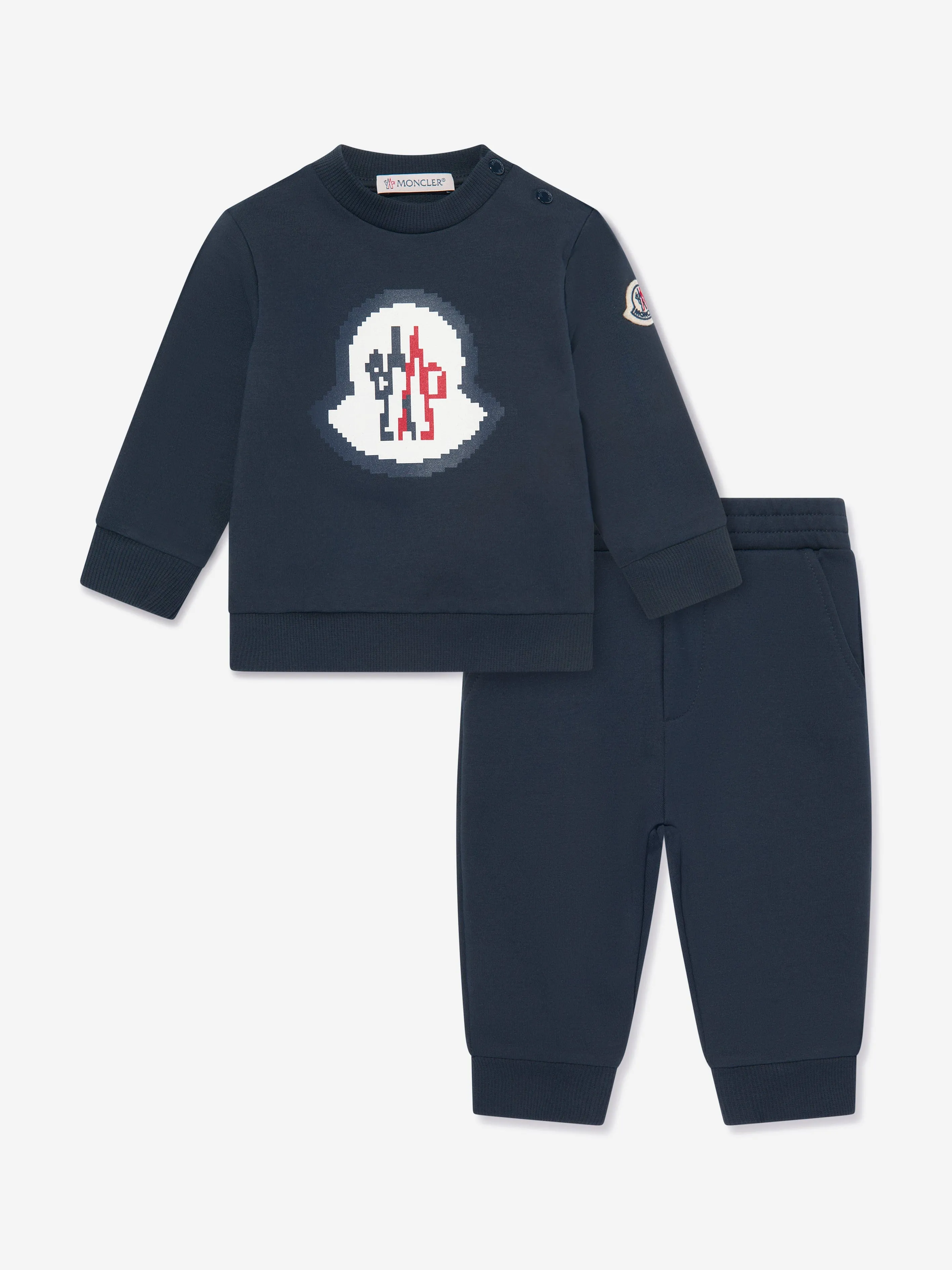 Survêtement avec logo pour bébé garçon en bleu marine