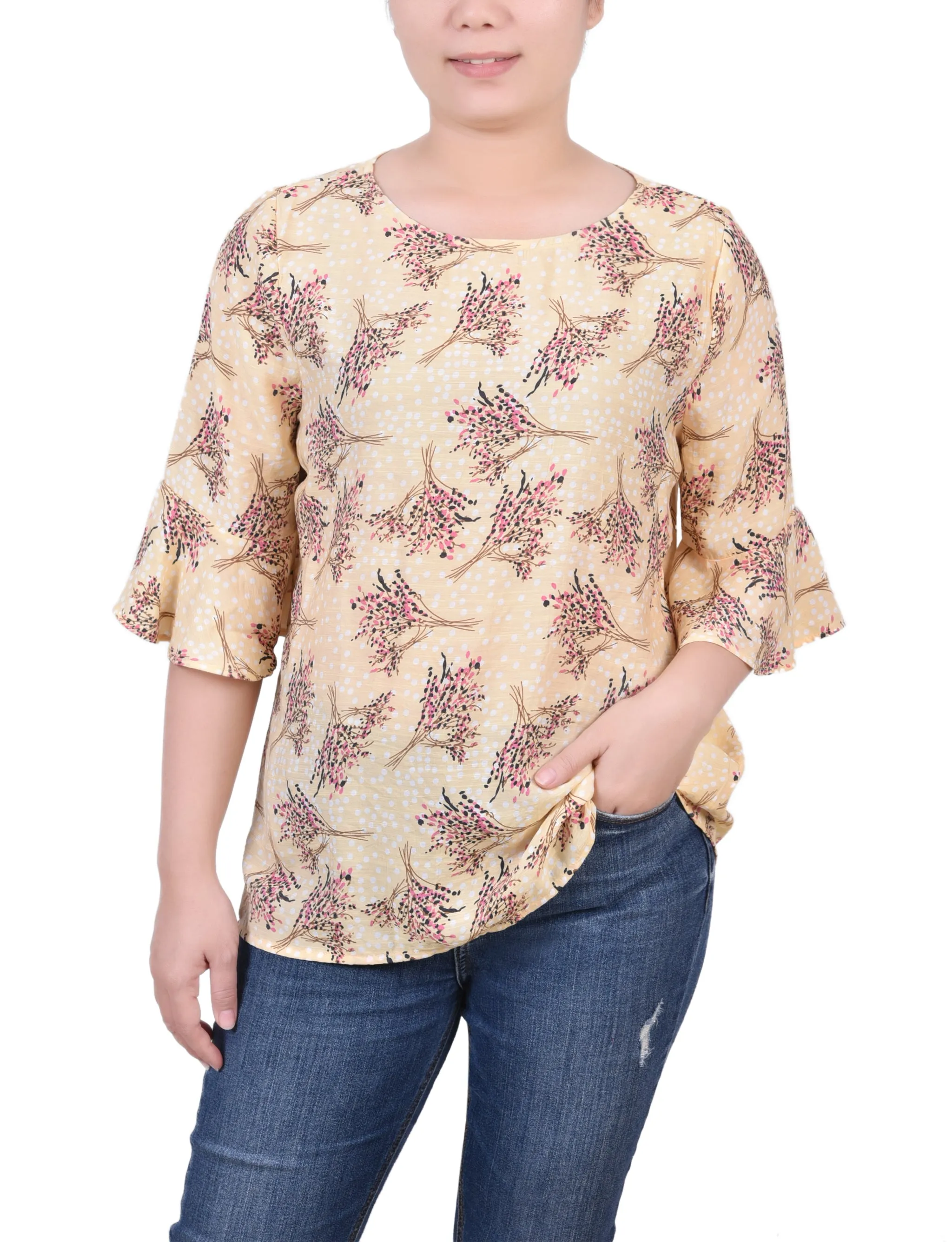 Blouse à manches cloche