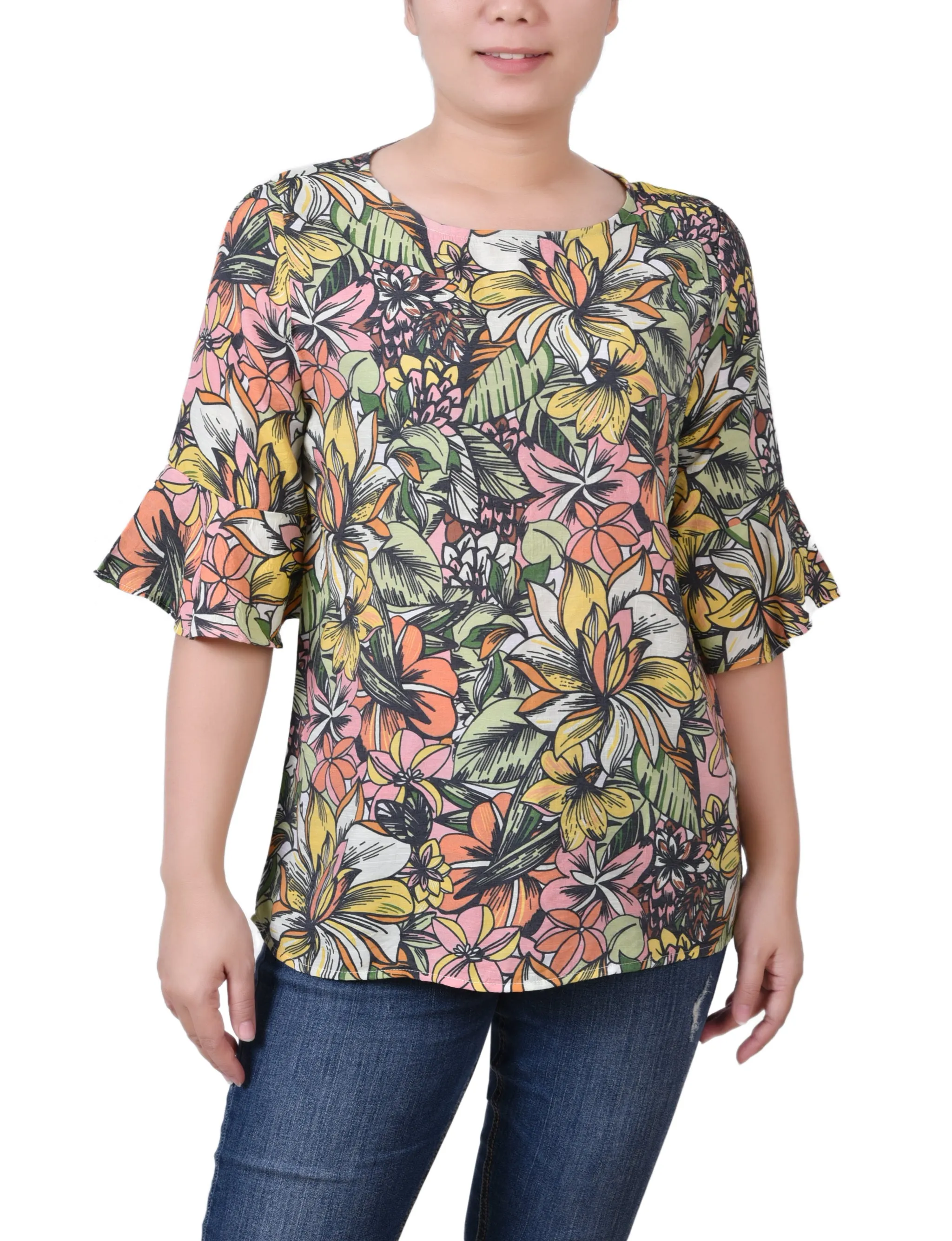 Blouse à manches cloche