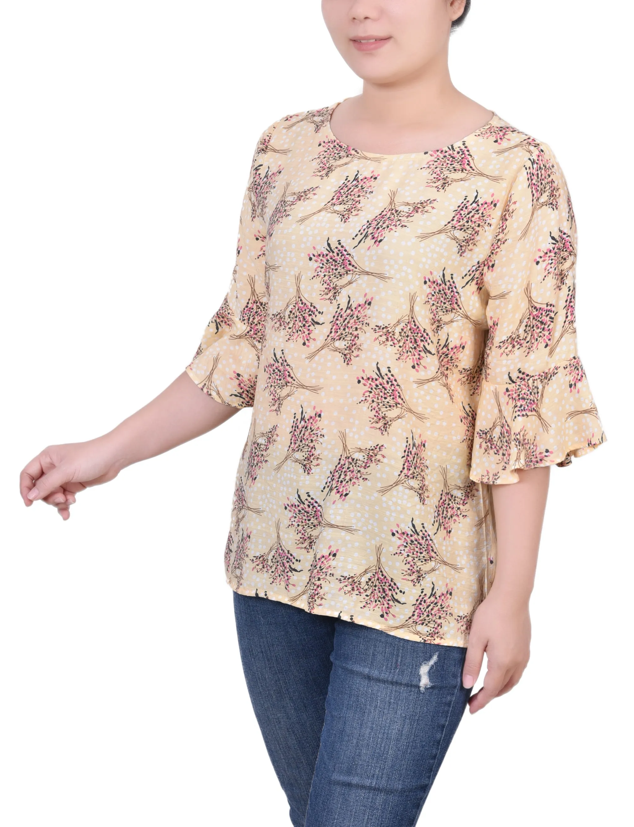 Blouse à manches cloche