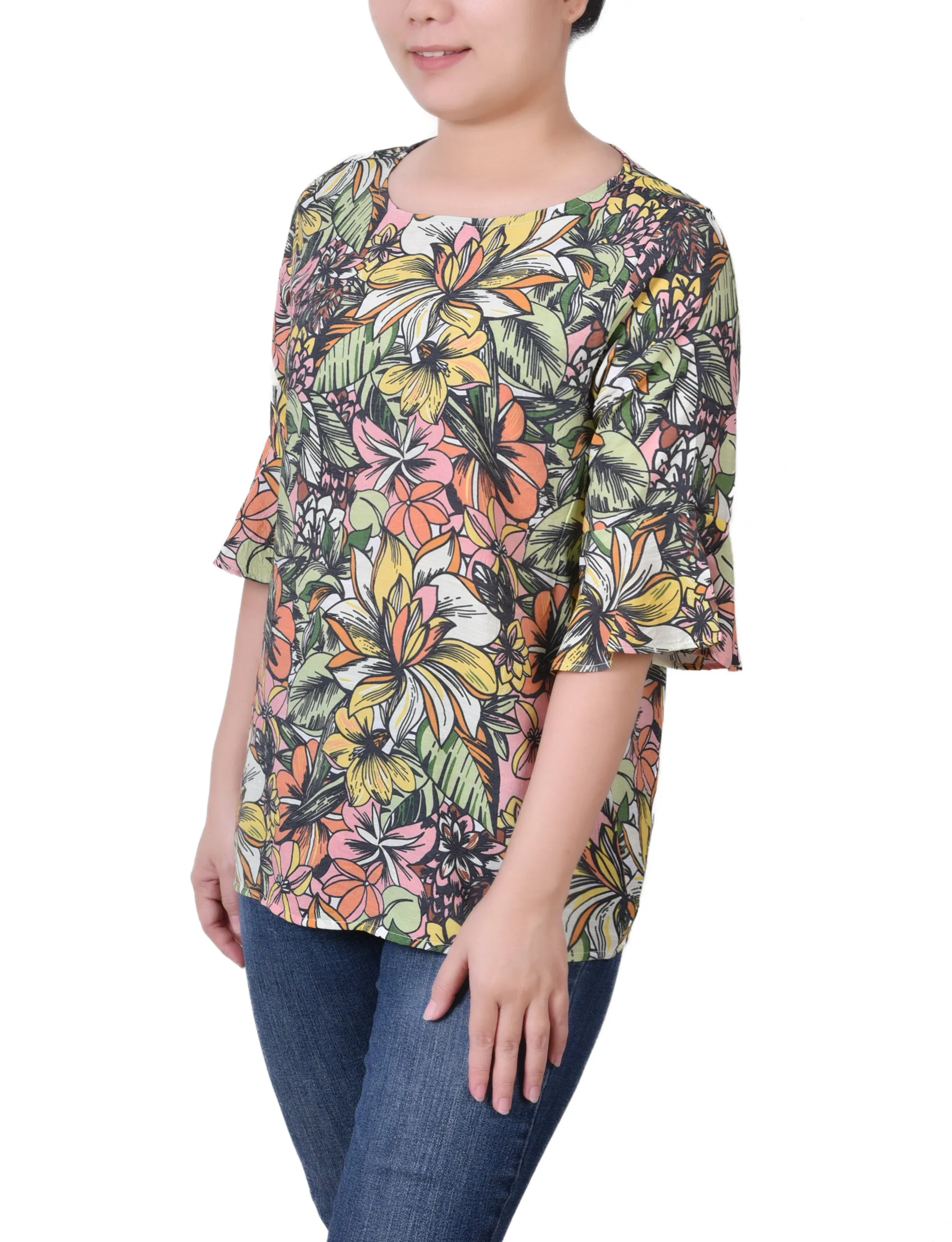Blouse à manches cloche