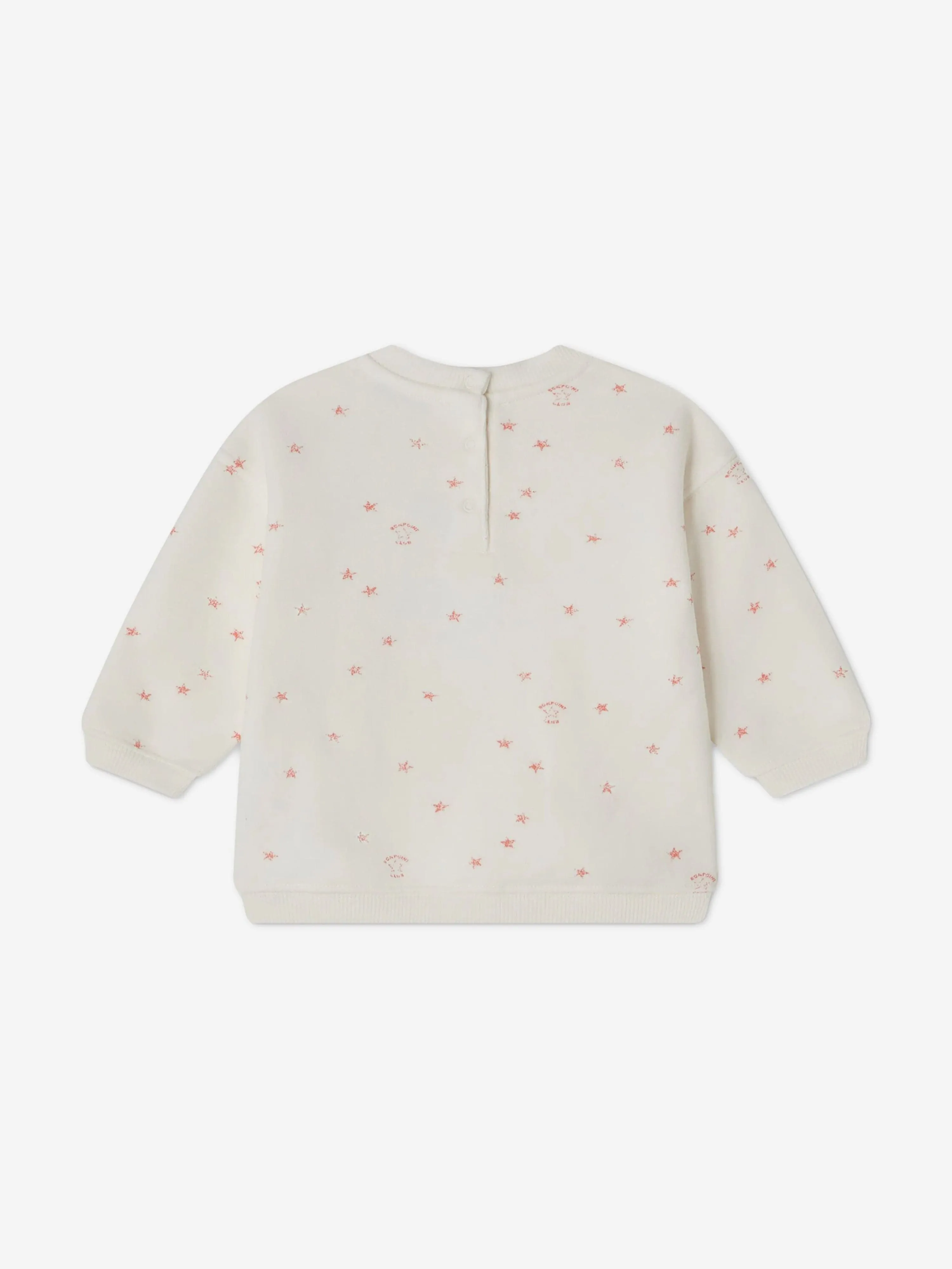 Sweat-shirt Baby Dady Bonpoint en ivoire