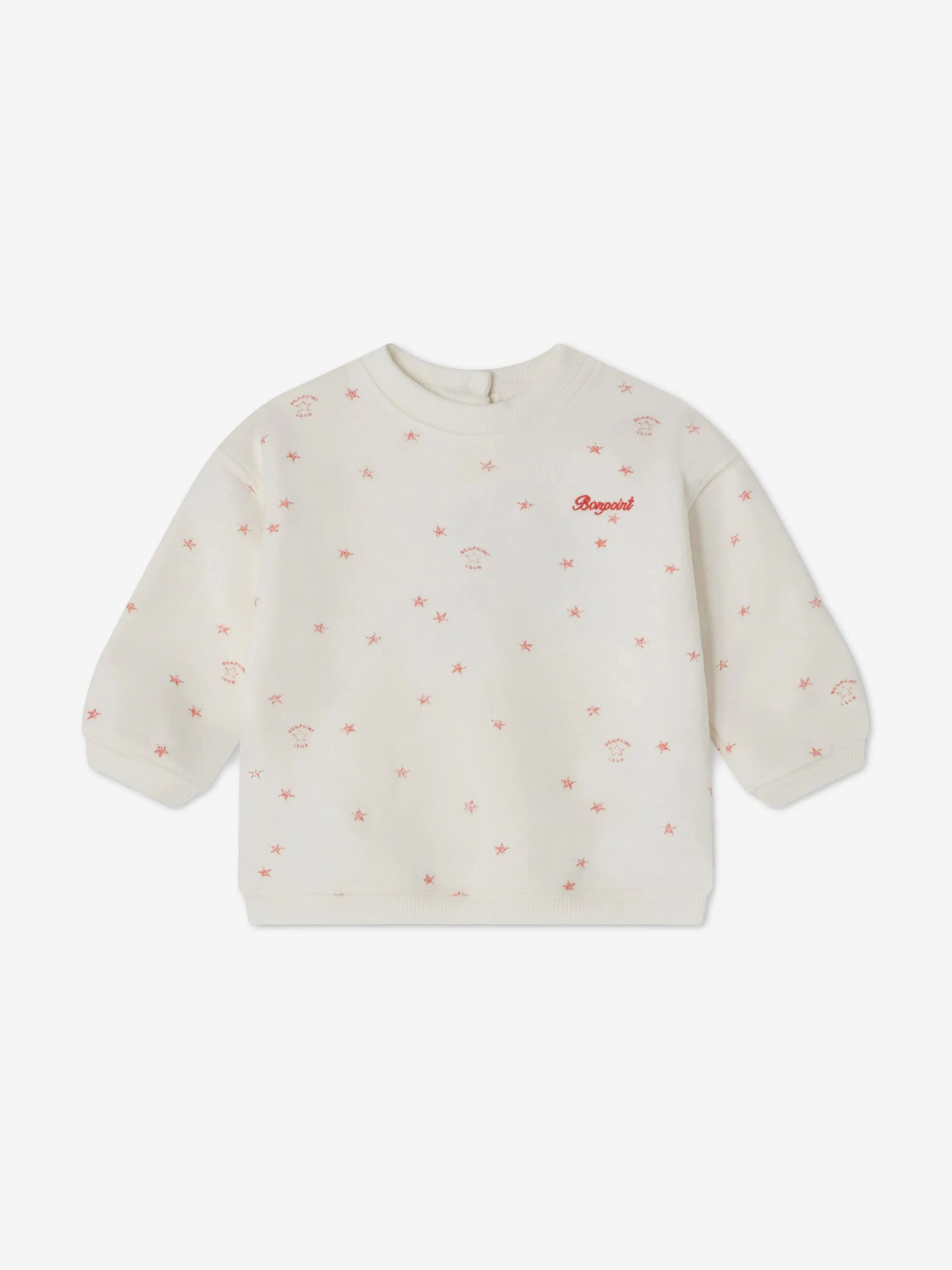Sweat-shirt Baby Dady Bonpoint en ivoire