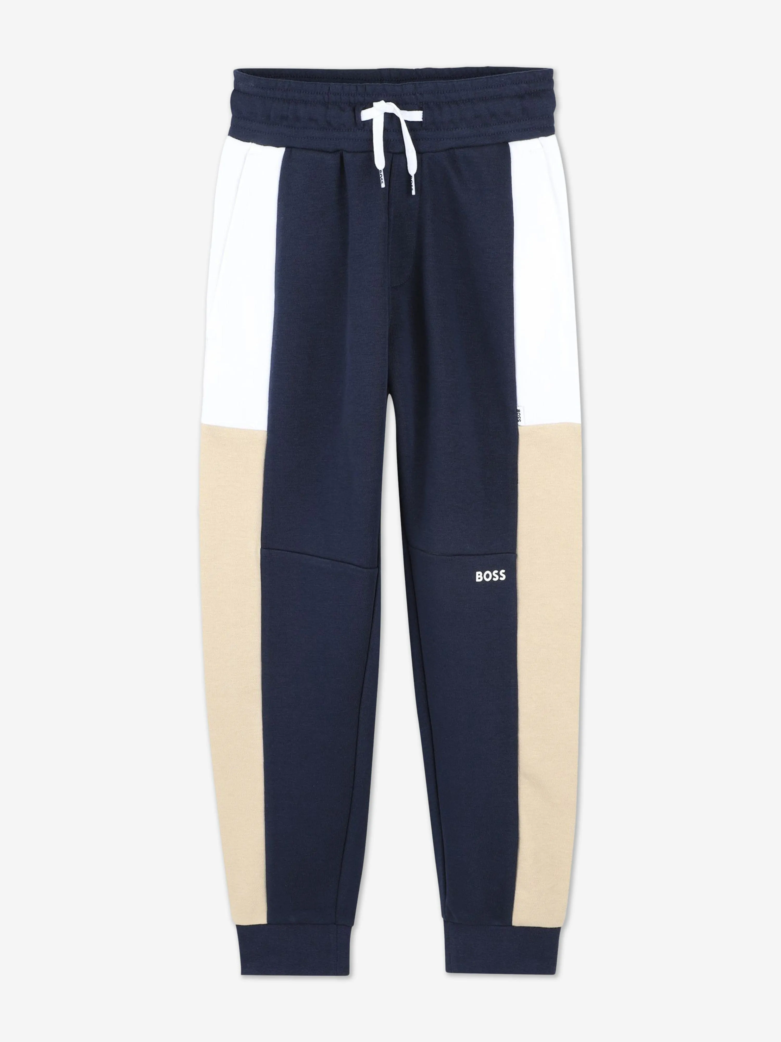 Survêtement BOSS Boys Logo en bleu marine