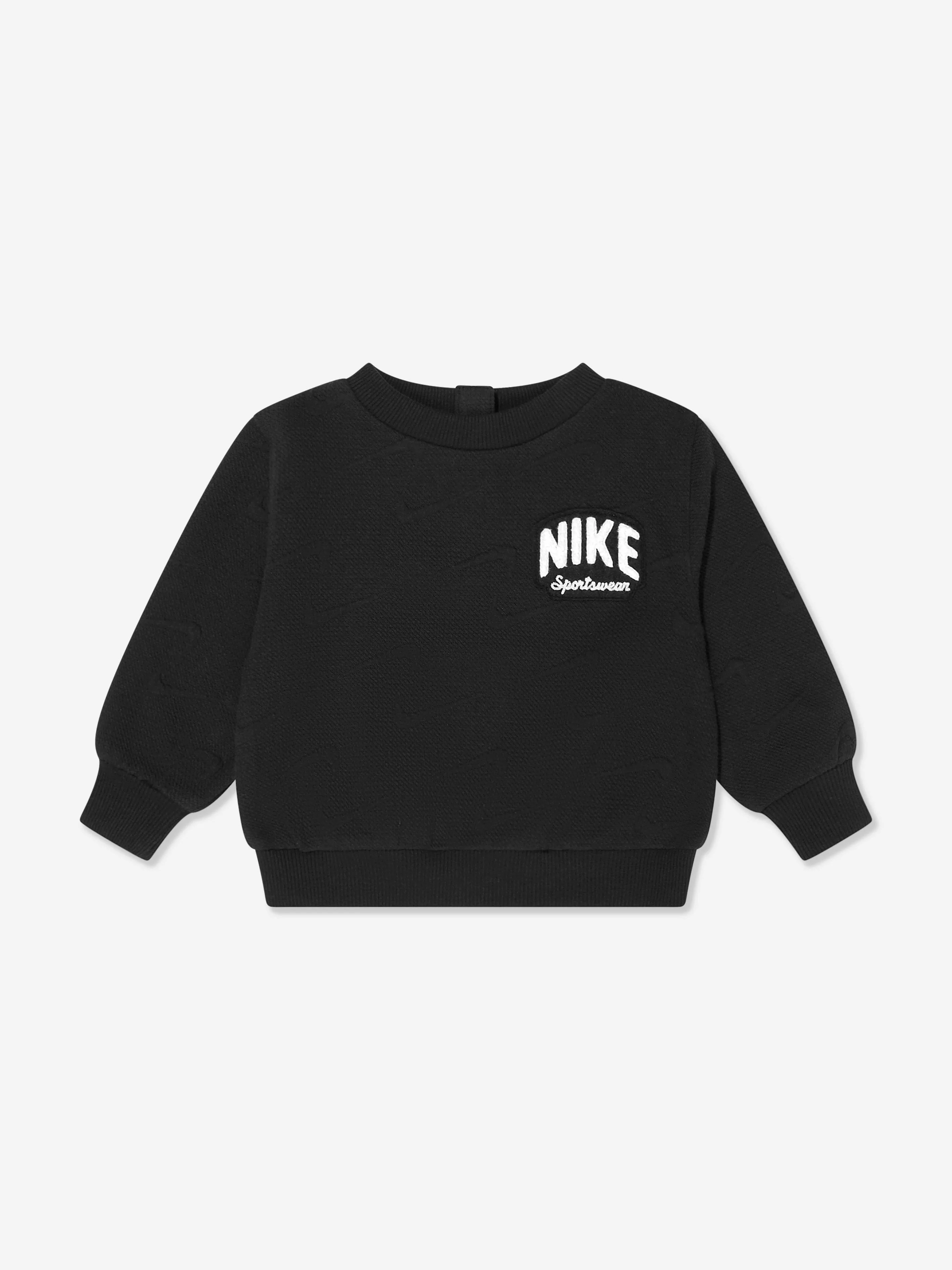 Survêtement Jacquard à Logo NSW pour Garçons en Noir