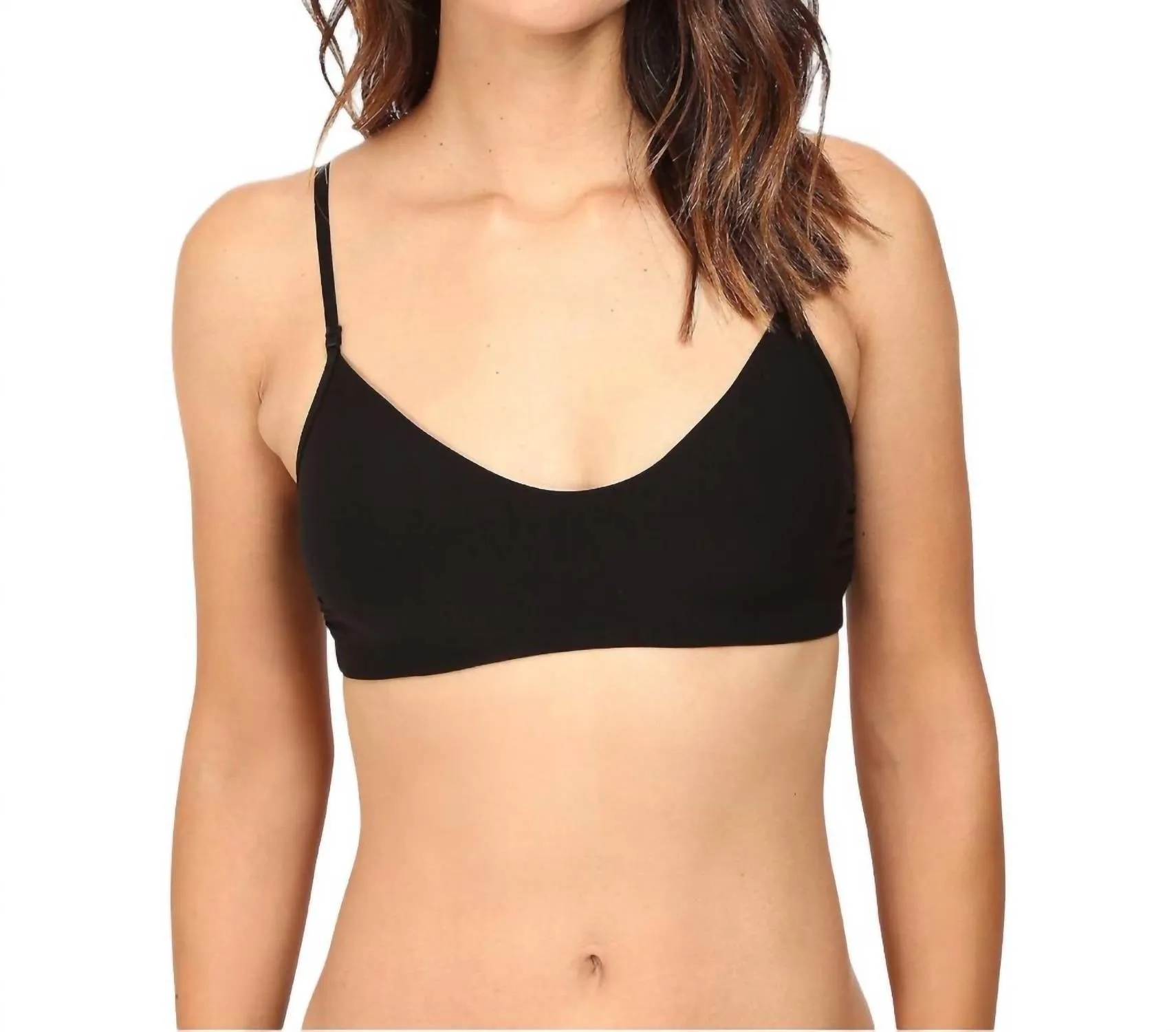Bralette en beurre couleur minuit