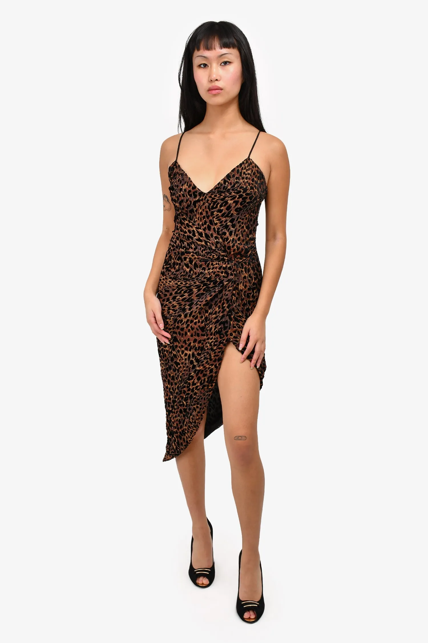 Robe sans manches imprimée léopard Camila Coelho Taille XS
