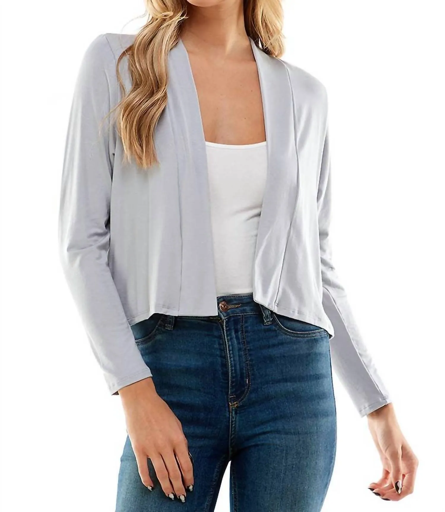 Cardigan court en argent