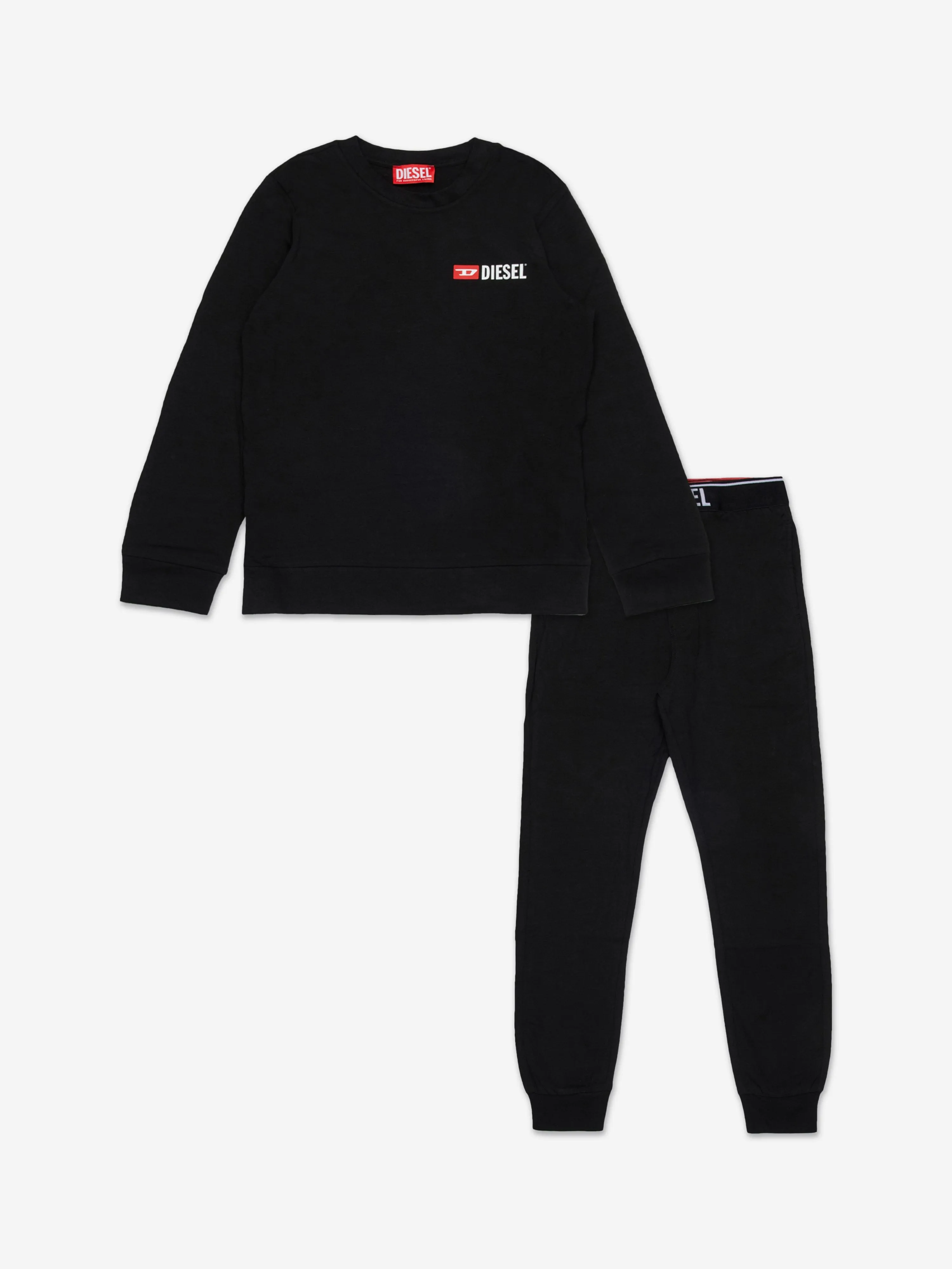 Ensemble de Pyjama Logo Diesel Boys en Noir