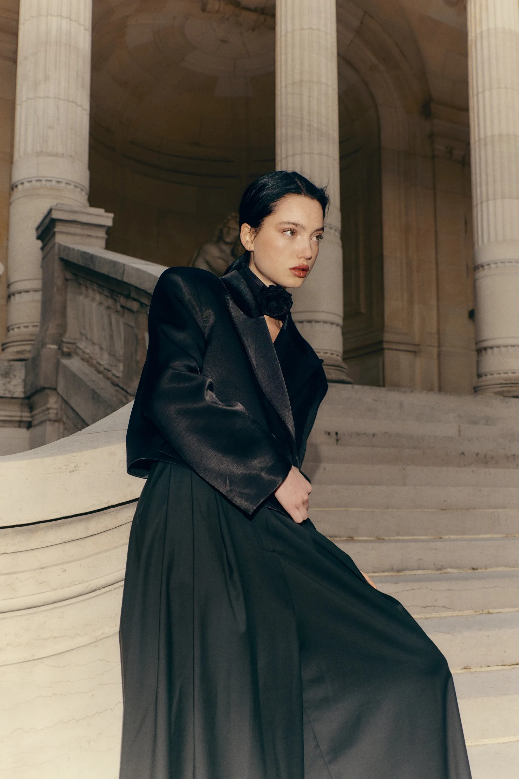 Veste courte croisée