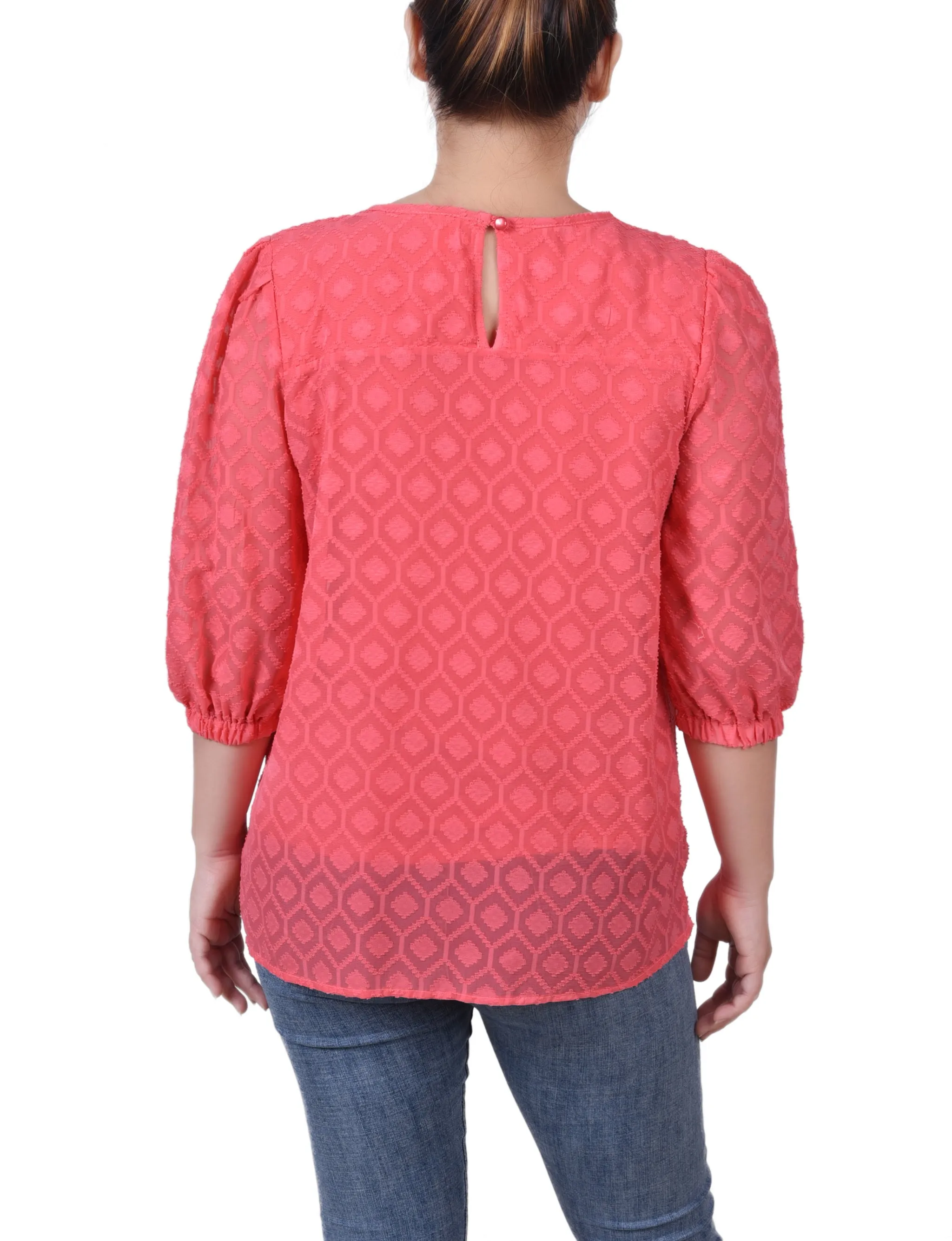 Blouse à manches coudées avec clip