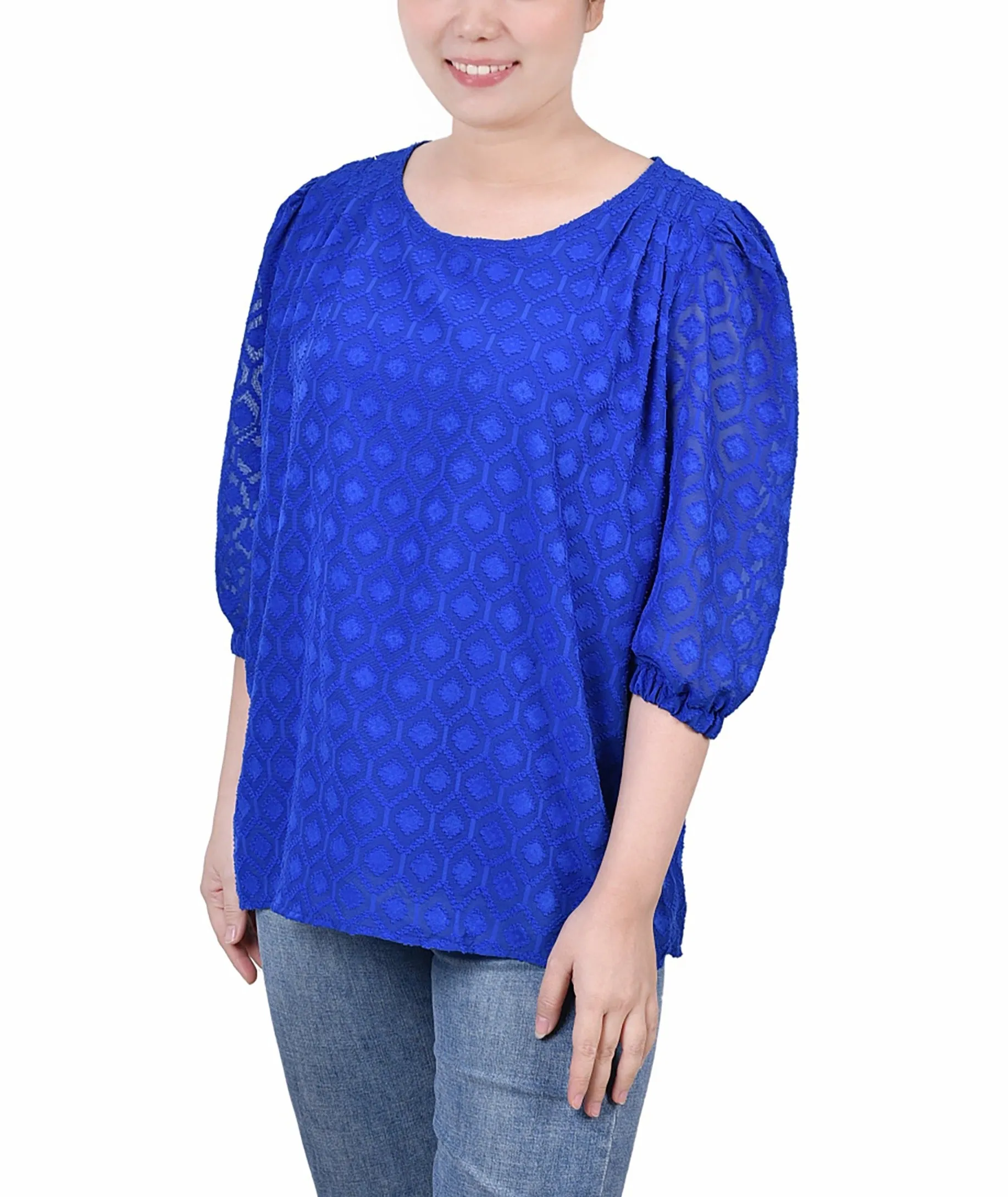 Blouse à manches coudées avec clip