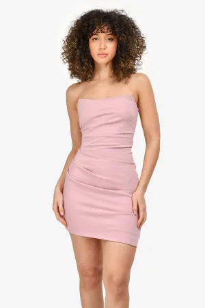 Elliatt Pink Strapless 'Passion' Mini Dress Size S