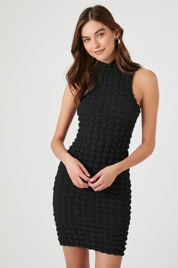 Forever 21 Robe Bodycon Matelassée Mini pour Femme Noir Forever 21