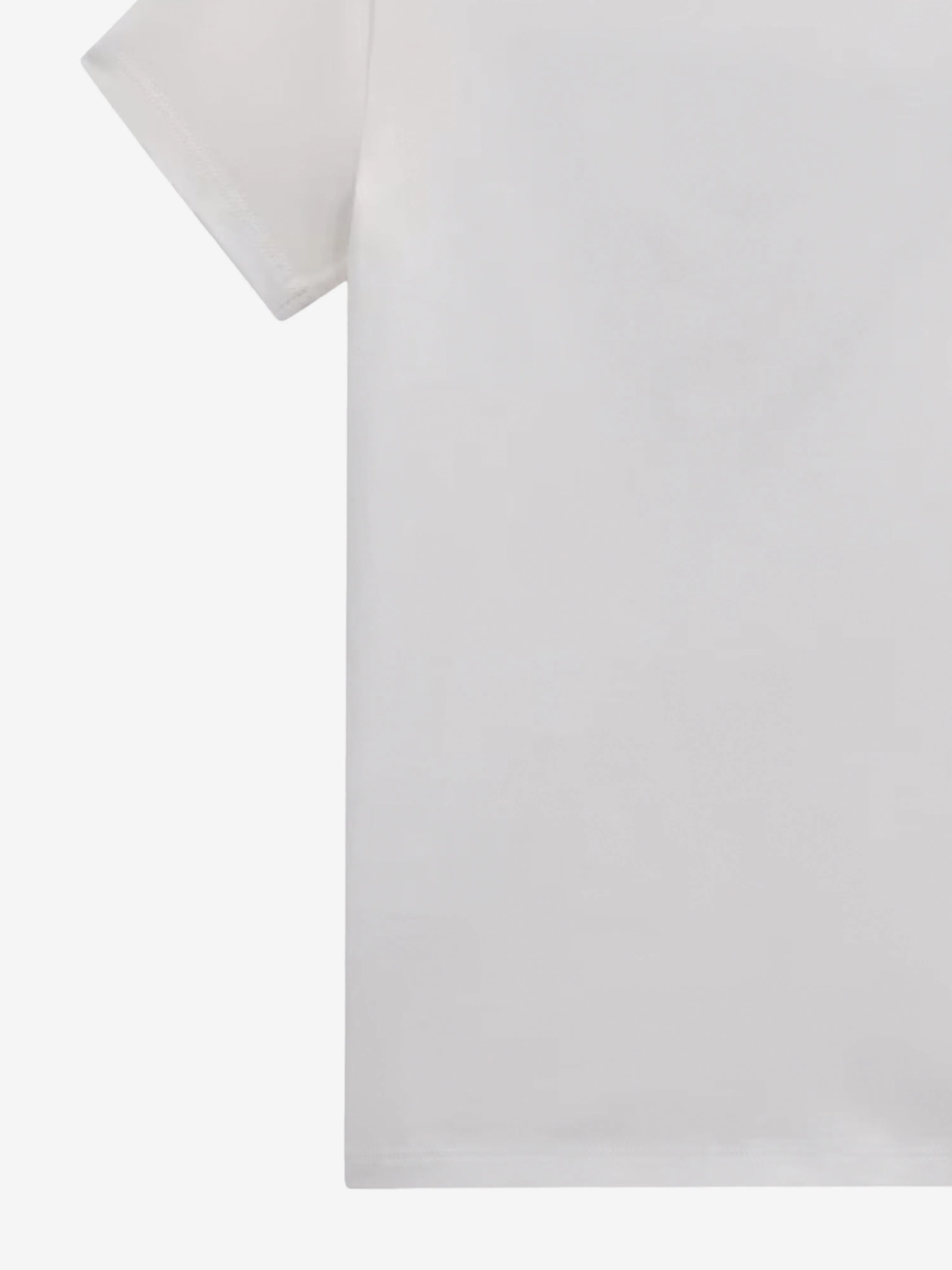 T-shirt à logo pour filles en blanc