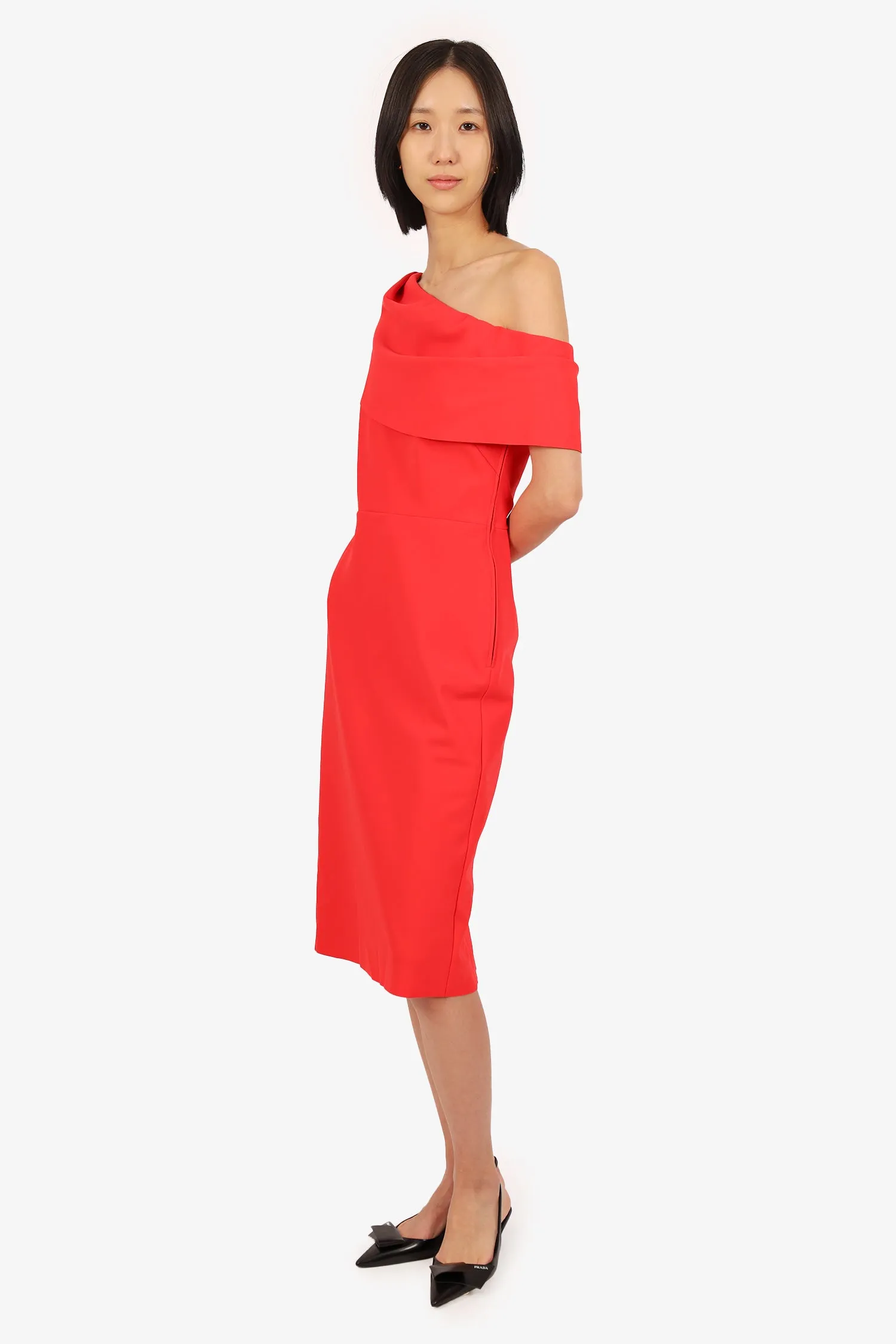 Robe rouge décolletée Greta Constantine taille L