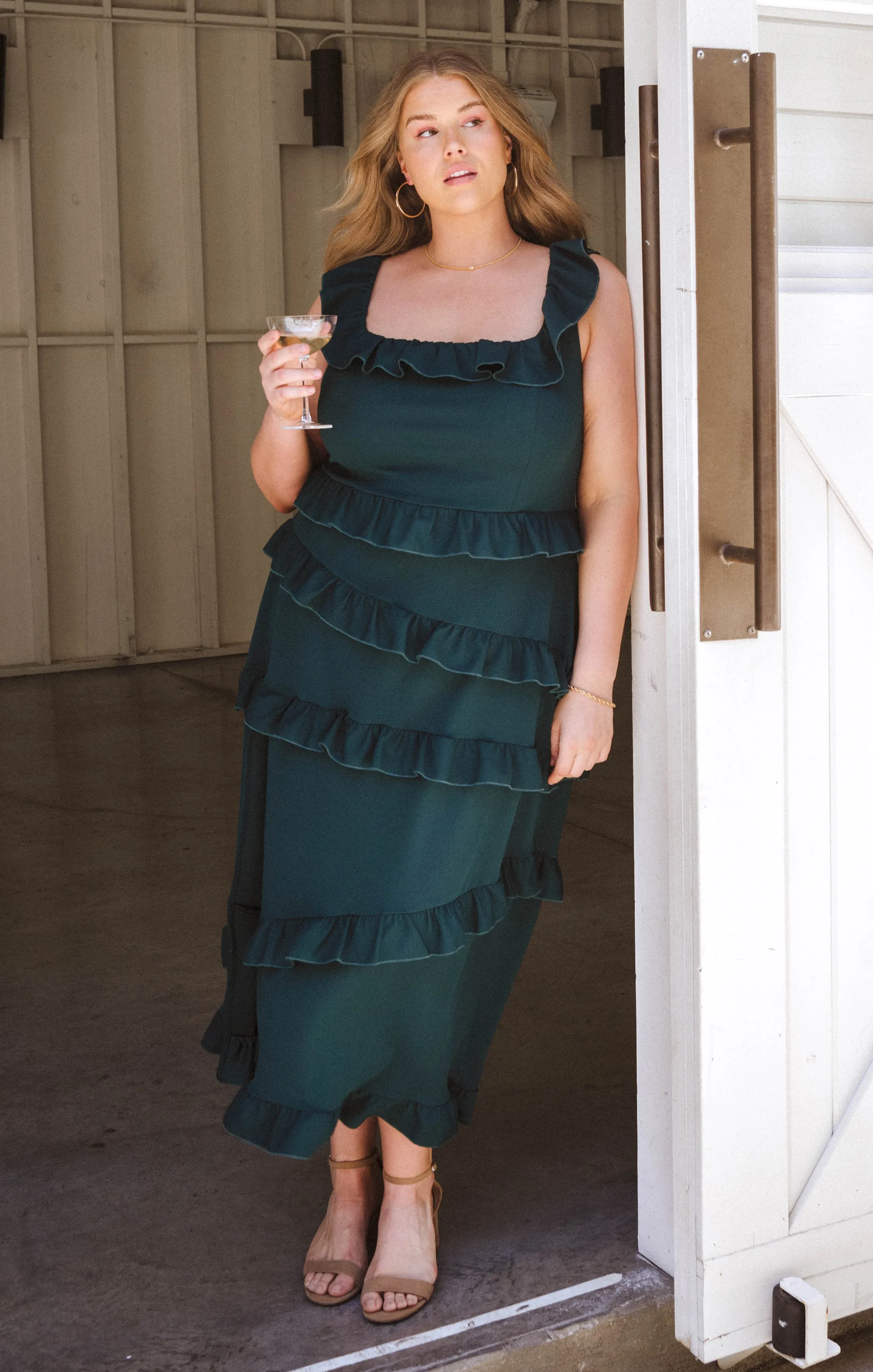 Robe Greta ~ Émeraude extensible