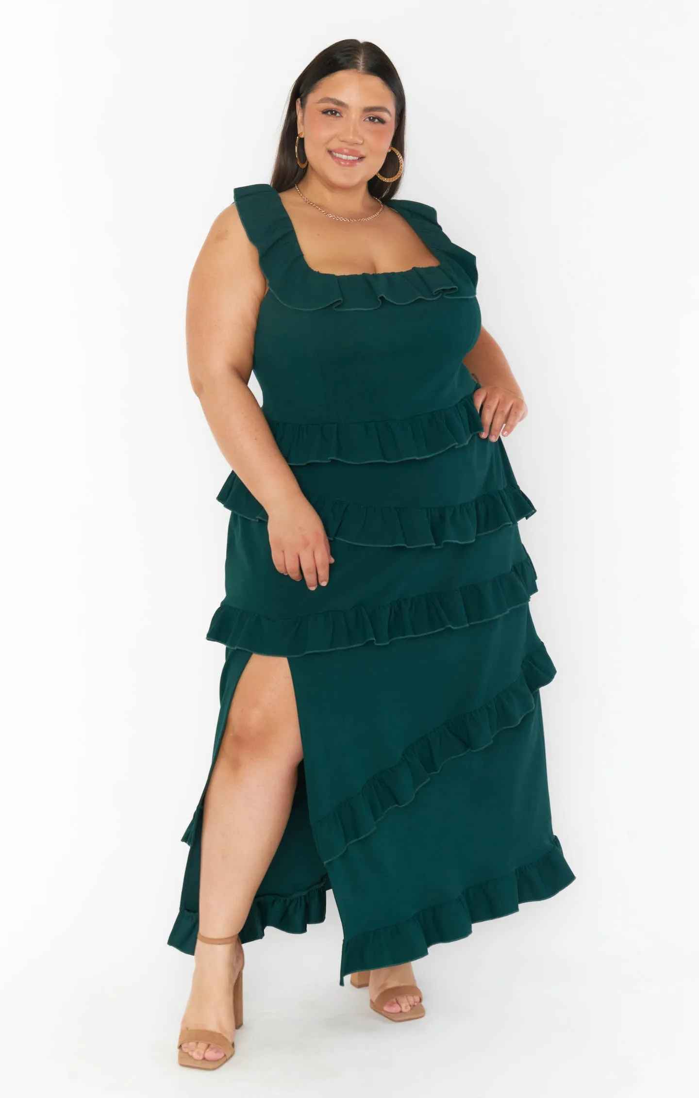 Robe Greta ~ Émeraude extensible