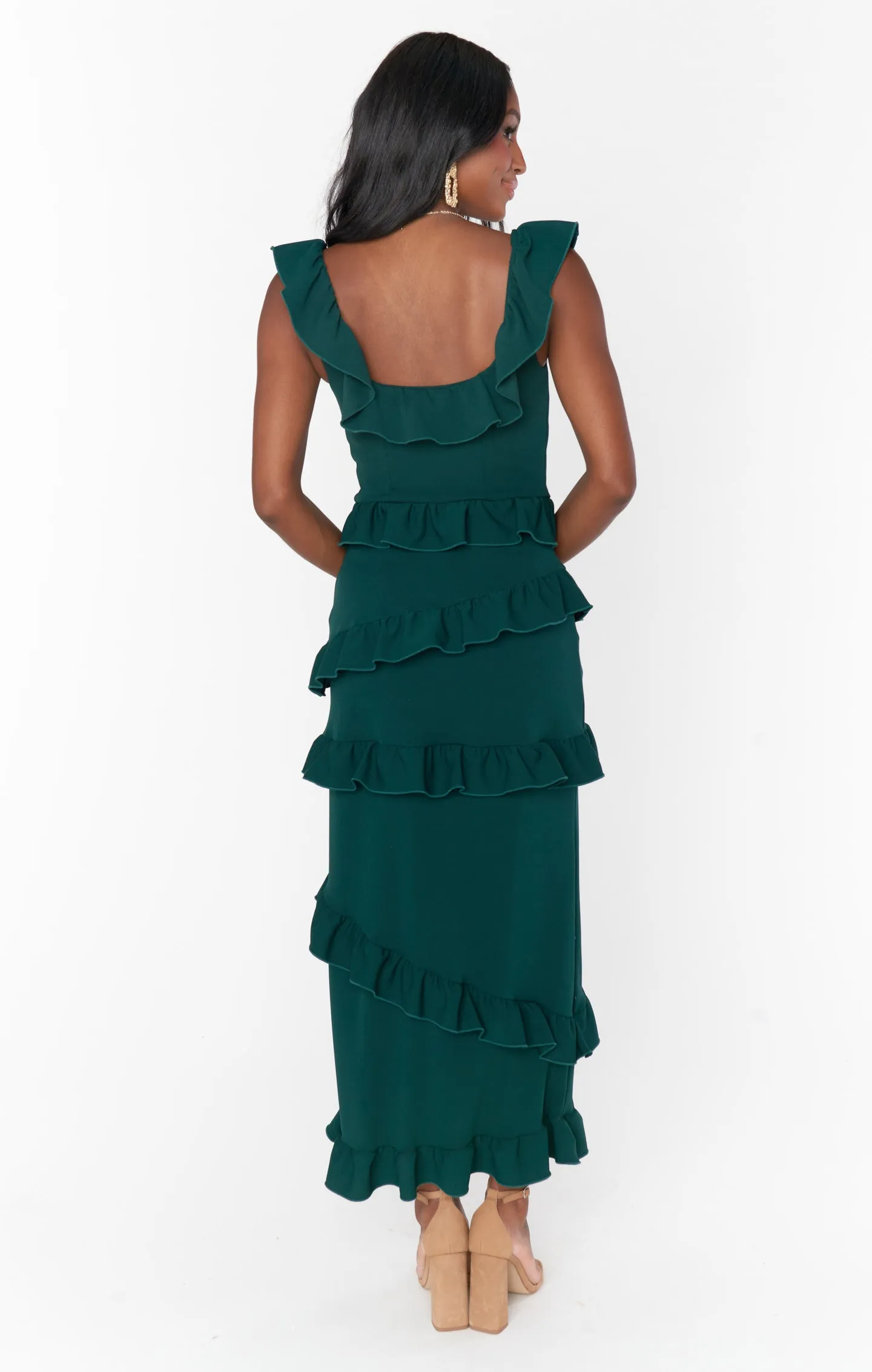 Robe Greta ~ Émeraude extensible