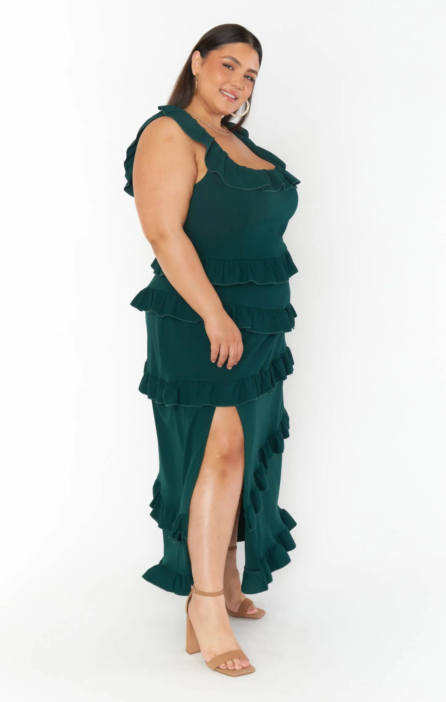 Robe Greta ~ Émeraude extensible