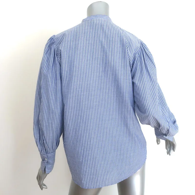 Chemise à rayures Hartford Bleu en coton Taille 1 Manches longues Haut