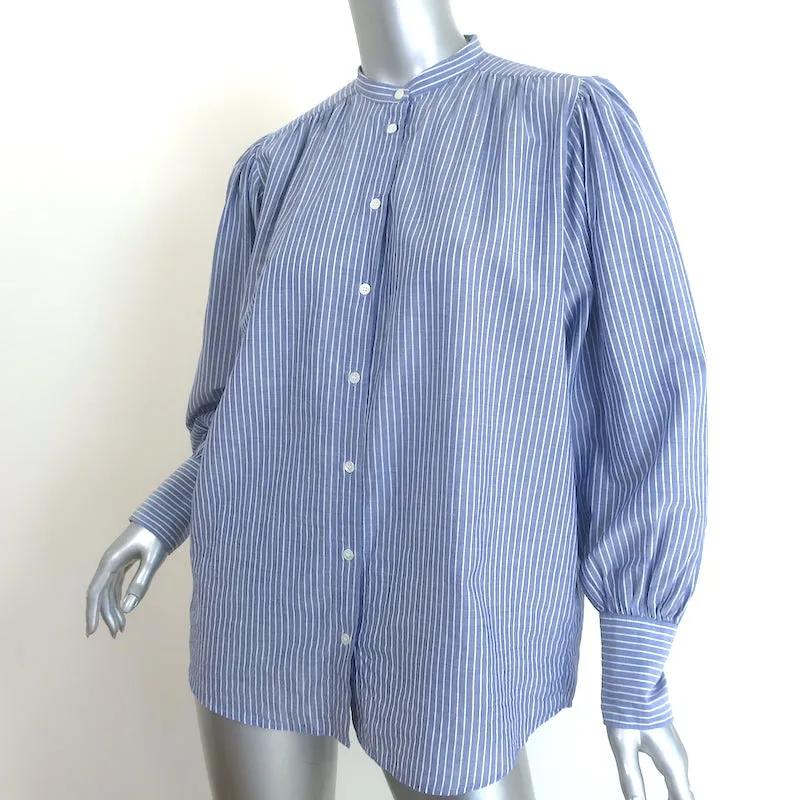 Chemise à rayures Hartford Bleu en coton Taille 1 Manches longues Haut