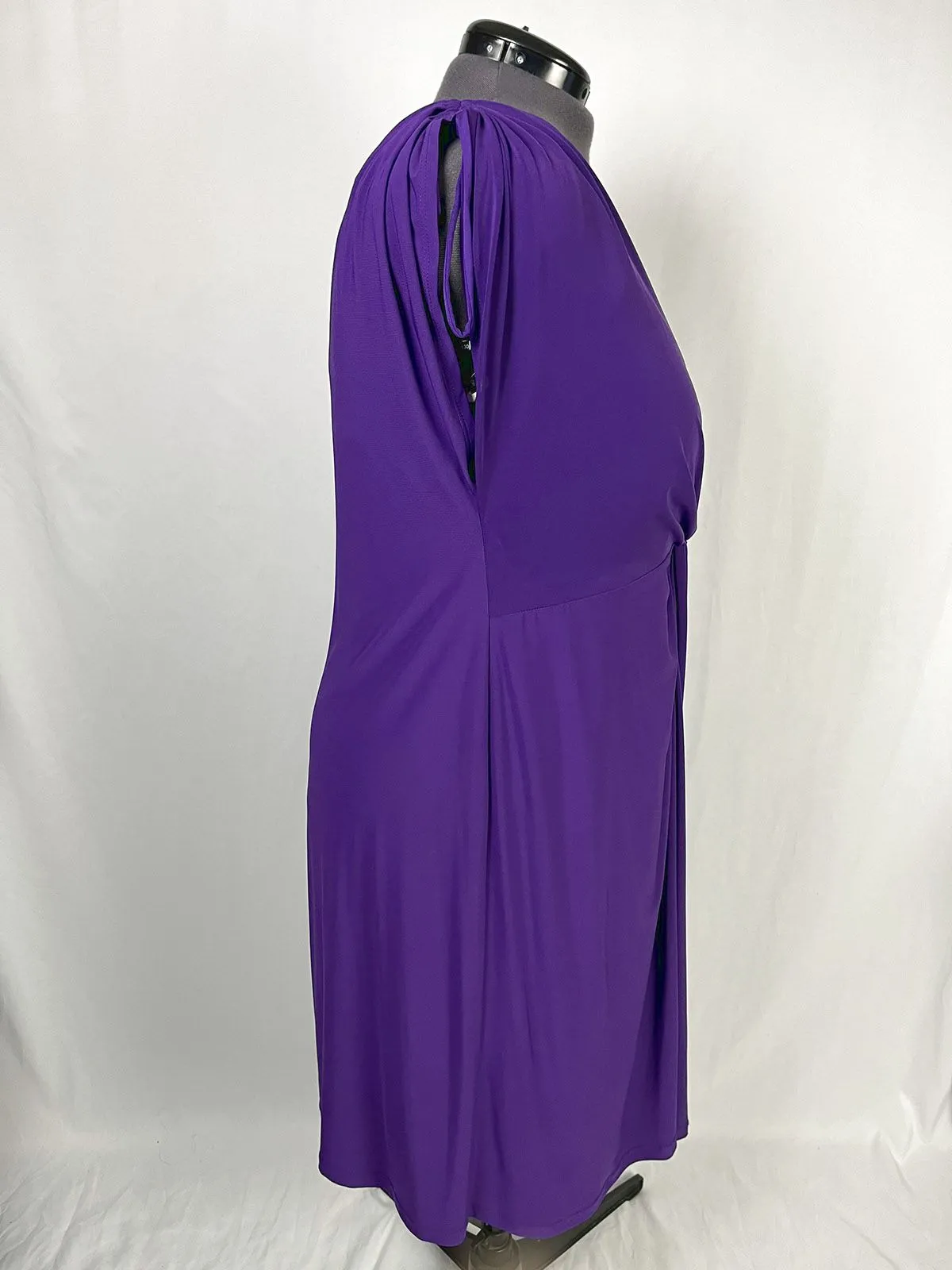 Robe torsadée Igigi taille 26/28 violette NEUVE AVEC ÉTIQUETTE