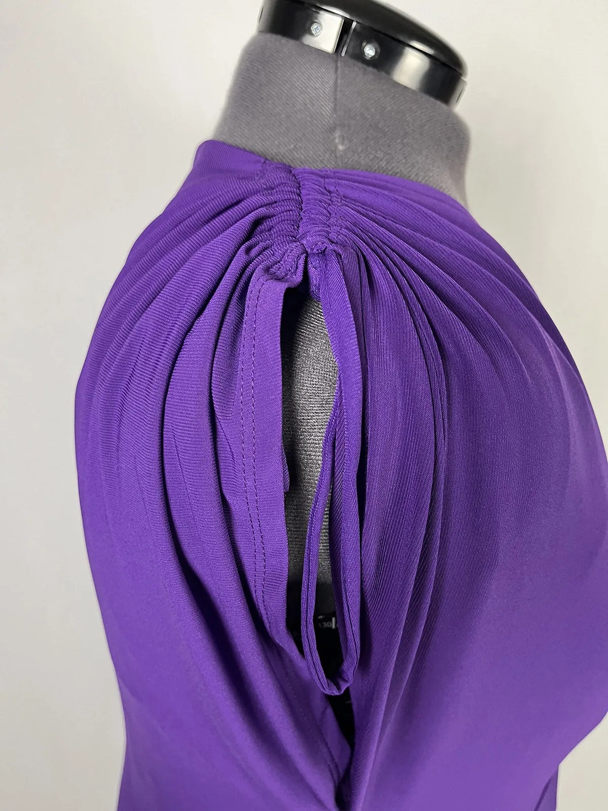 Robe torsadée Igigi taille 26/28 violette NEUVE AVEC ÉTIQUETTE