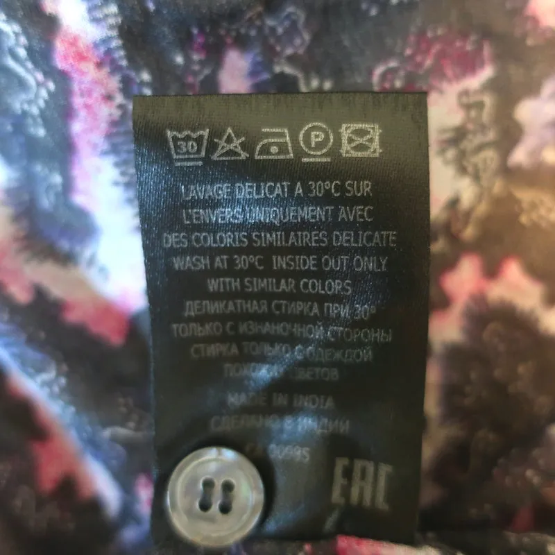 Isabel Marant Etoile Blouse Ilayona en Coton Imprimé Taille 40 Haut à Manches Papillon