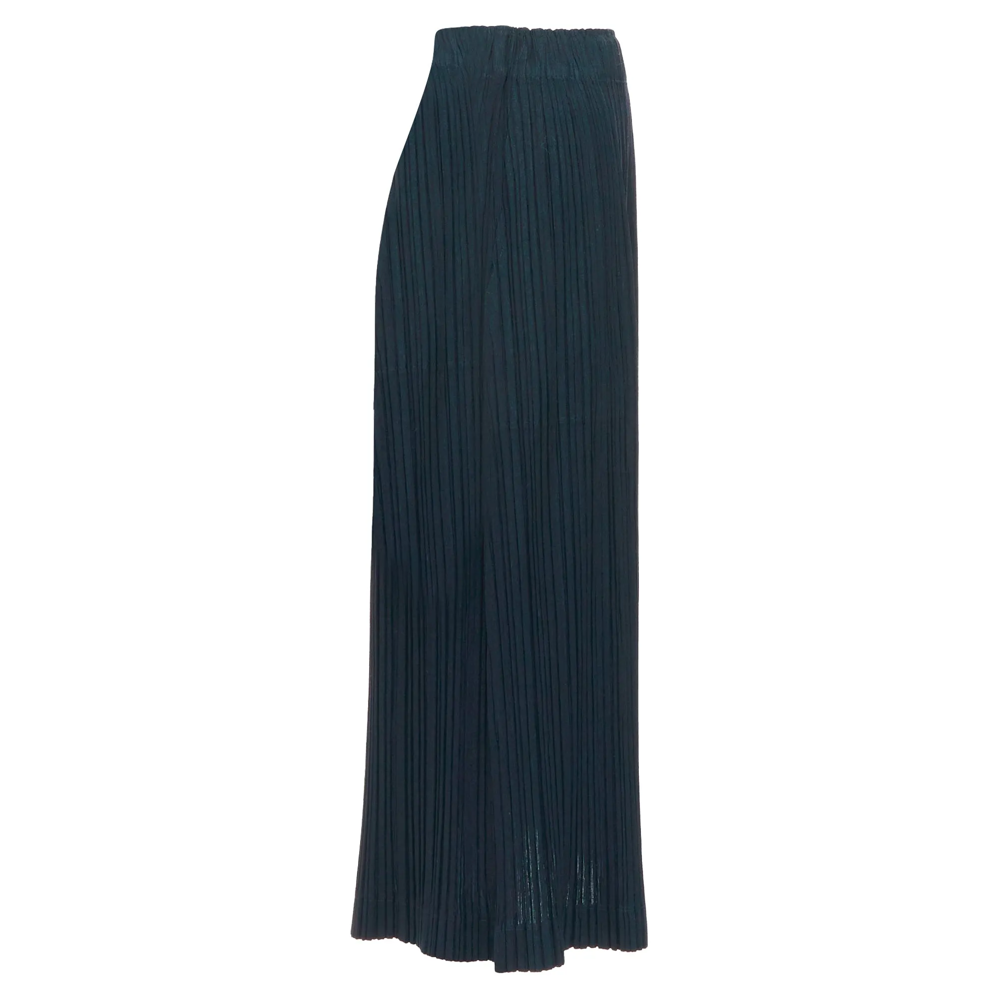 Jupe plissée fendue dos en laine mélangée Issey Miyake Pleats Please