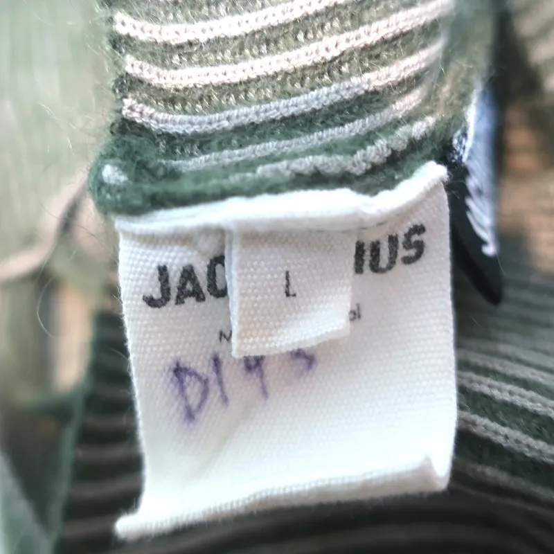 Jacquemus Le Bandeau Valensole Bralette Haut Vert Mohair-Mélange Taille L
