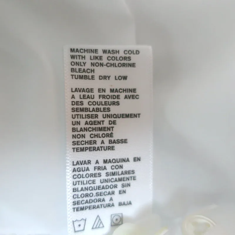 Chemise homme ample à boutonnage devant James Perse en coton blanc Taille 2 Haut à manches longues