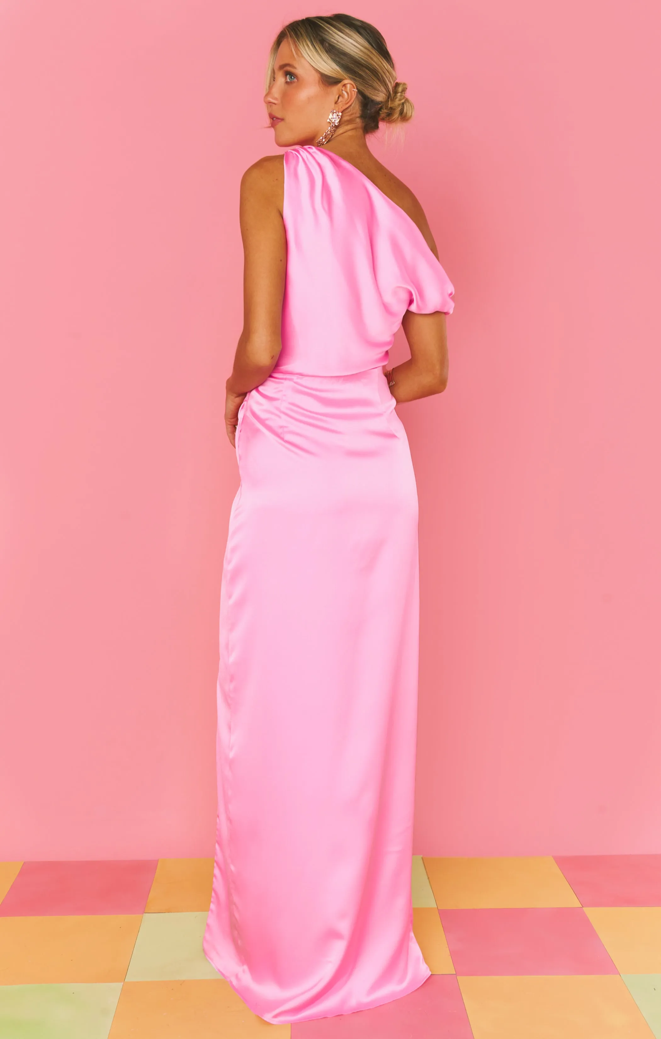Robe Jodie ~ Satin Luxe Rose