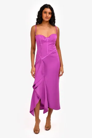 Katie May Purple ' Doutzmen' Midi Dress Size M