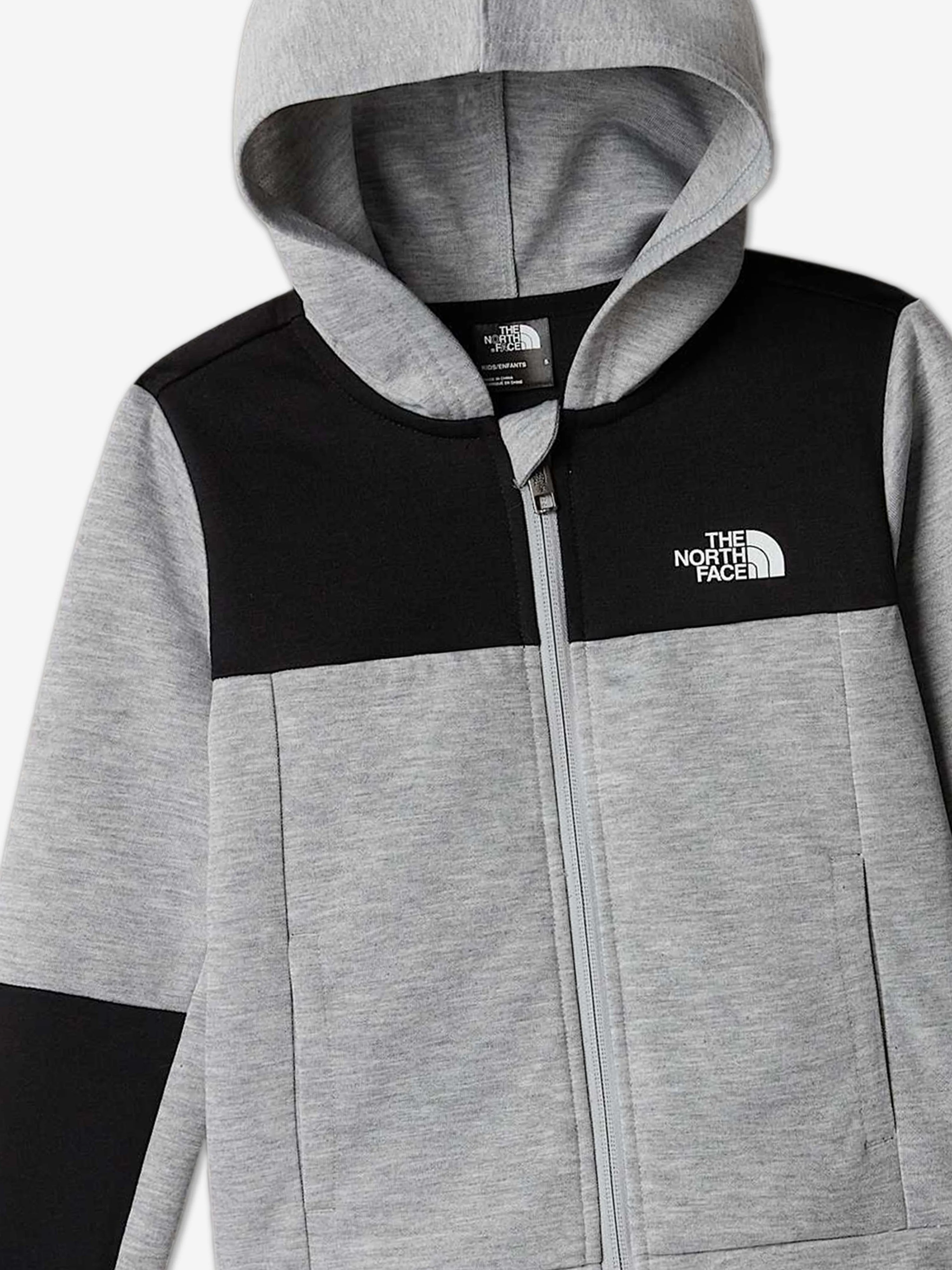 Survêtement à zip complet facile pour enfants en gris