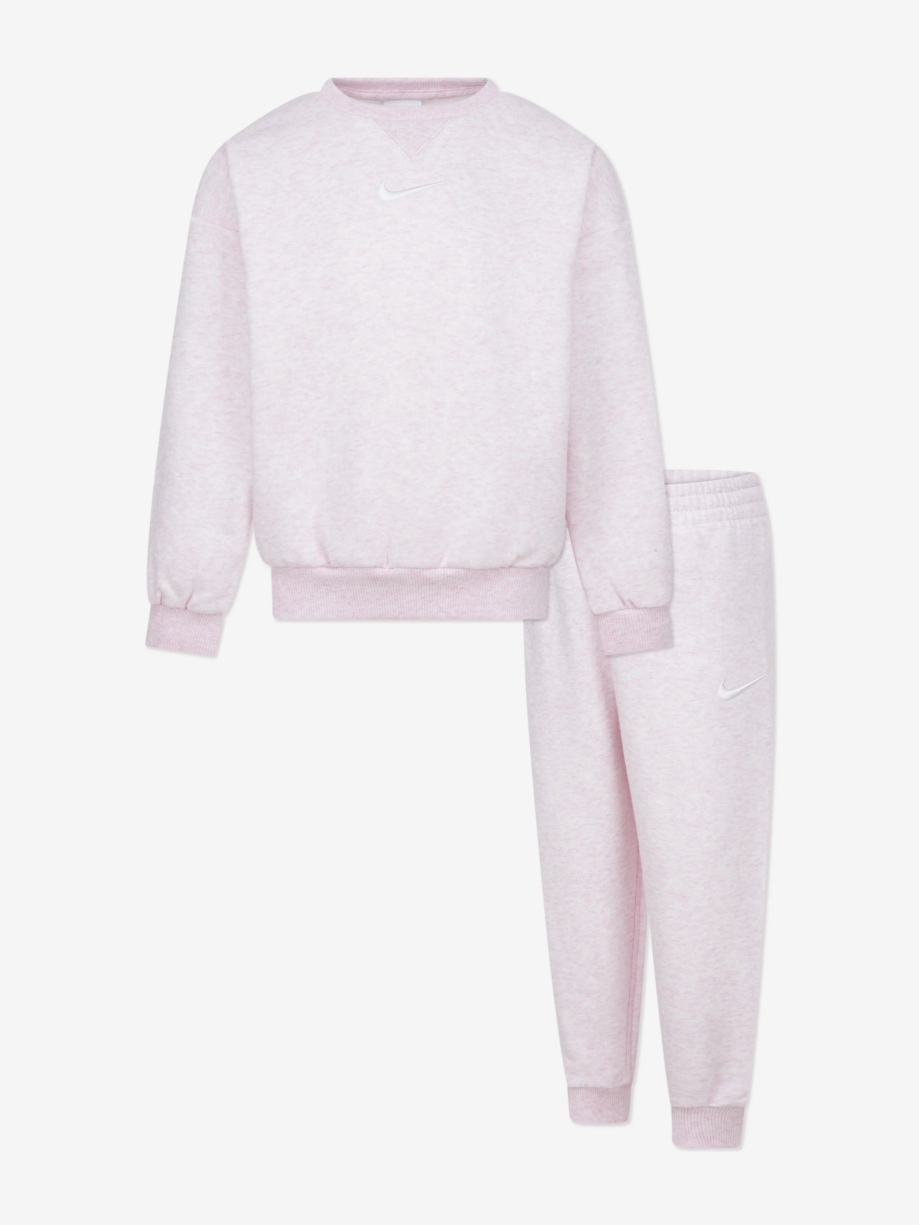 Survêtement en polaire essentiel pour enfants en rose