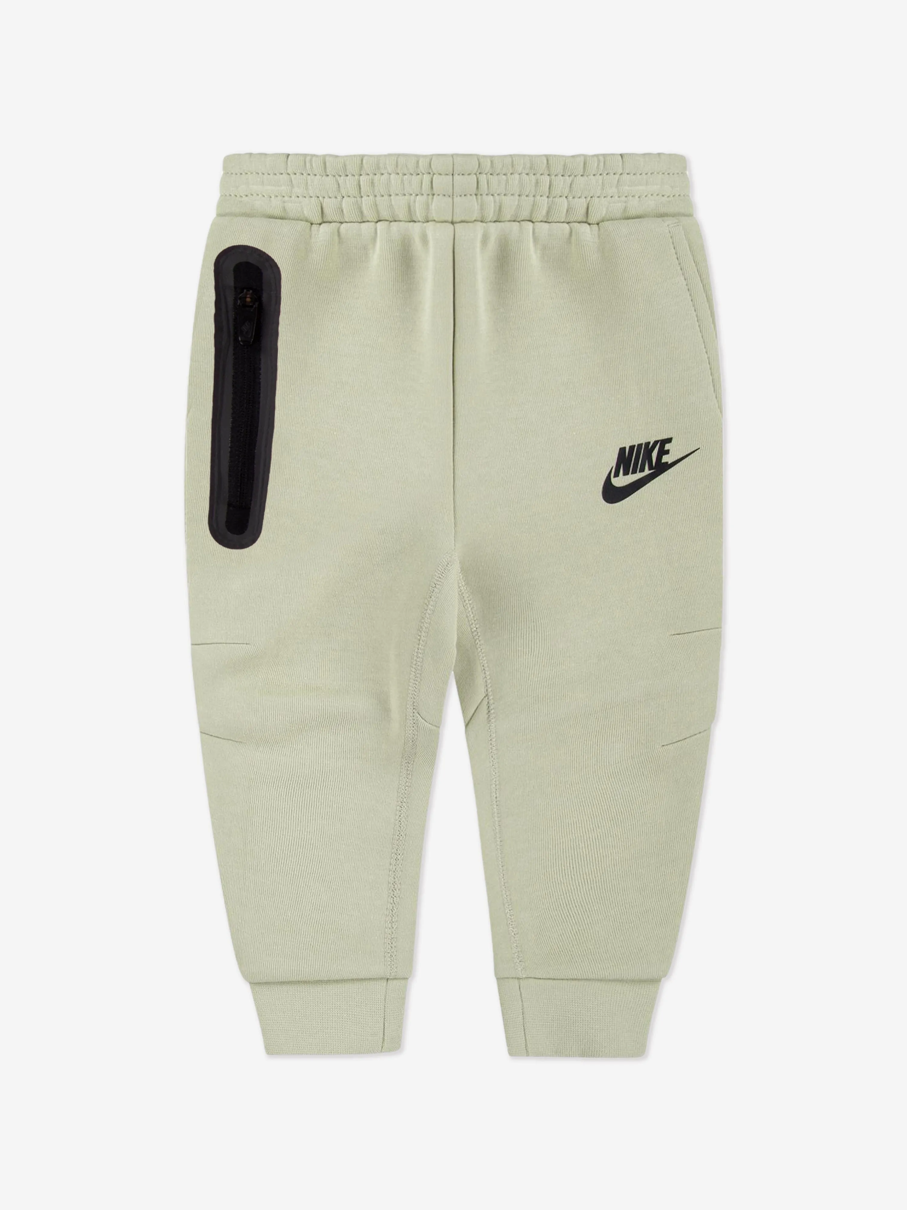 Survêtement à capuche Tech Fleece pour enfants avec fermeture éclair complète en vert